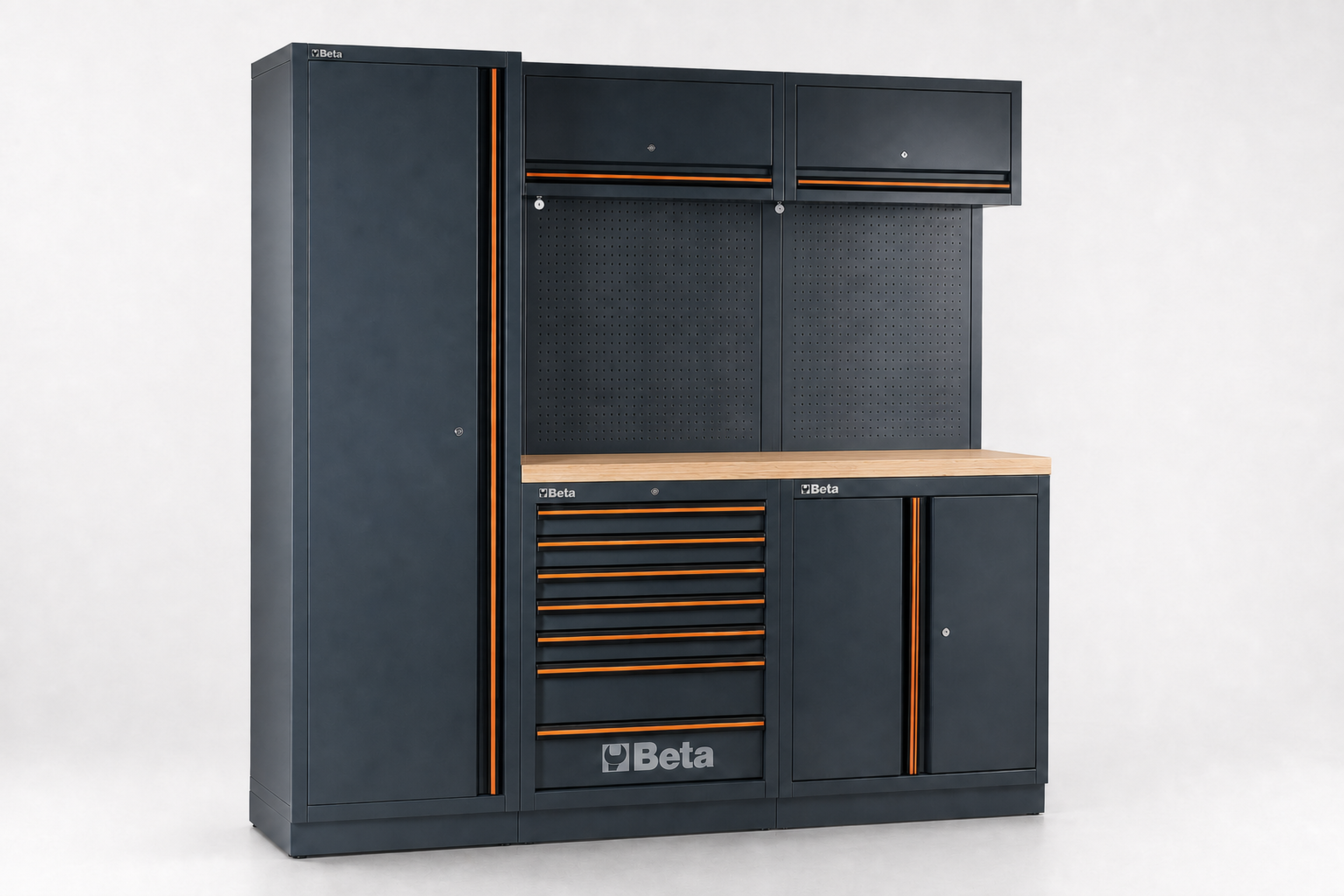 Beta Werkstatteinrichtung, Multiplex-Arbeitsplatte, 196-teilig, C45PRO 2.0 B7W/196UT Image 2