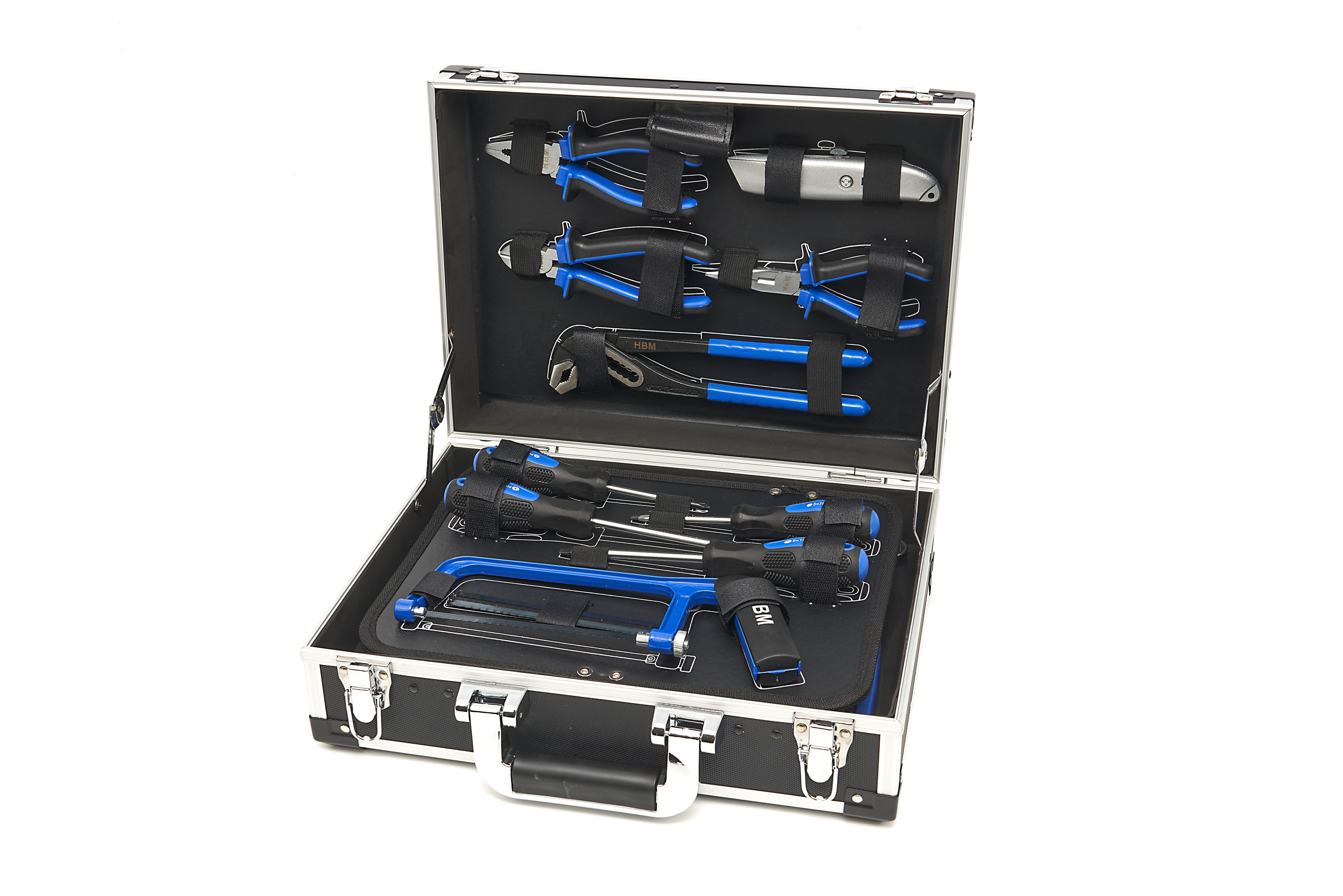 HBM 82 Delige Professionele Gereedschapskoffer, Gereedschapsset met EVA Inlay Image 2