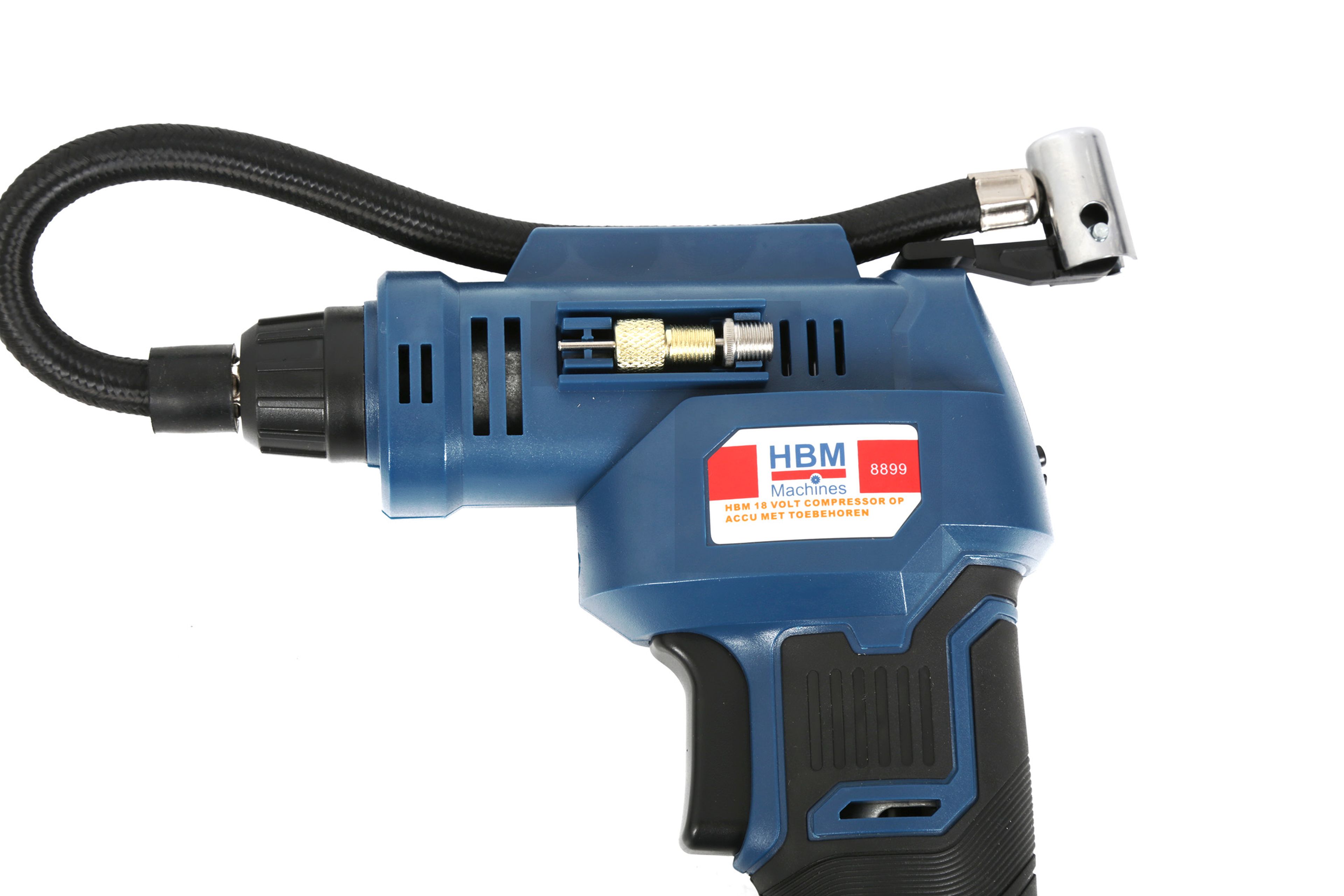 HBM Compressore da 18 Volt a batteria con accessori Image 4
