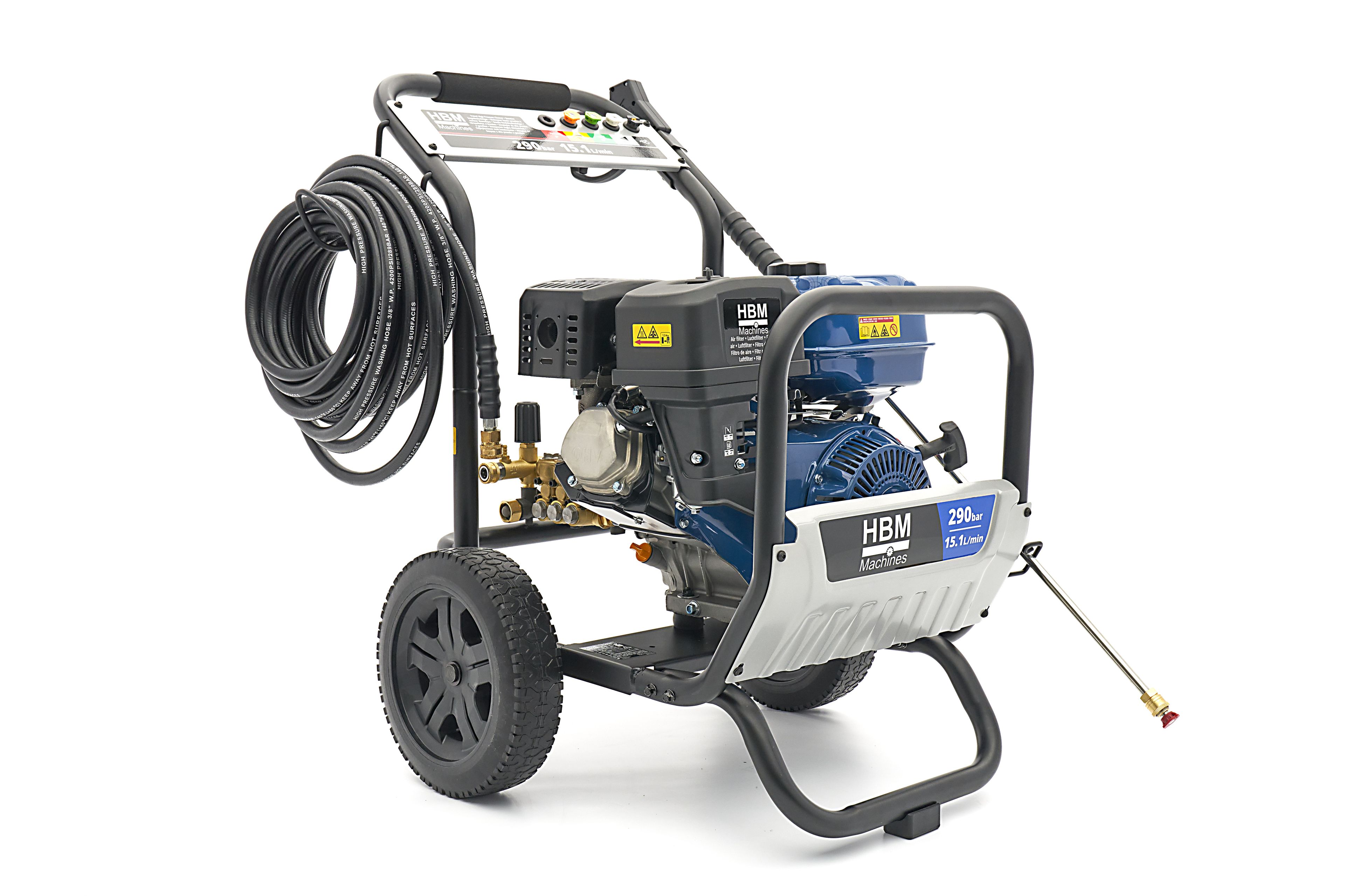 HBM benzine hogedrukreiniger 290 bar 15,1L/min 459cc Image 5