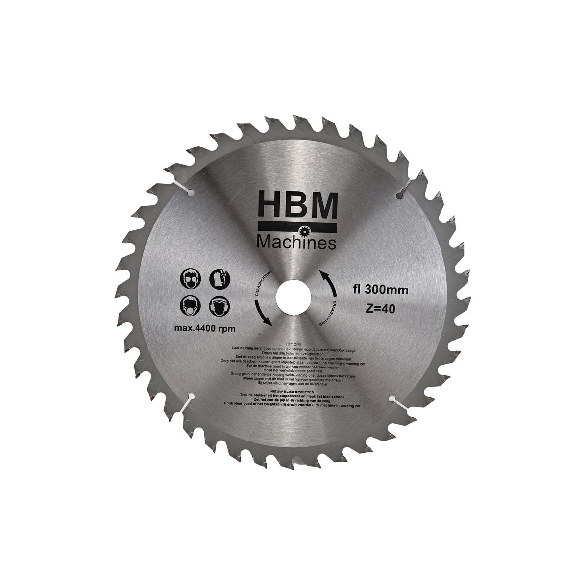 HBM 300 mm HM sierras circulares