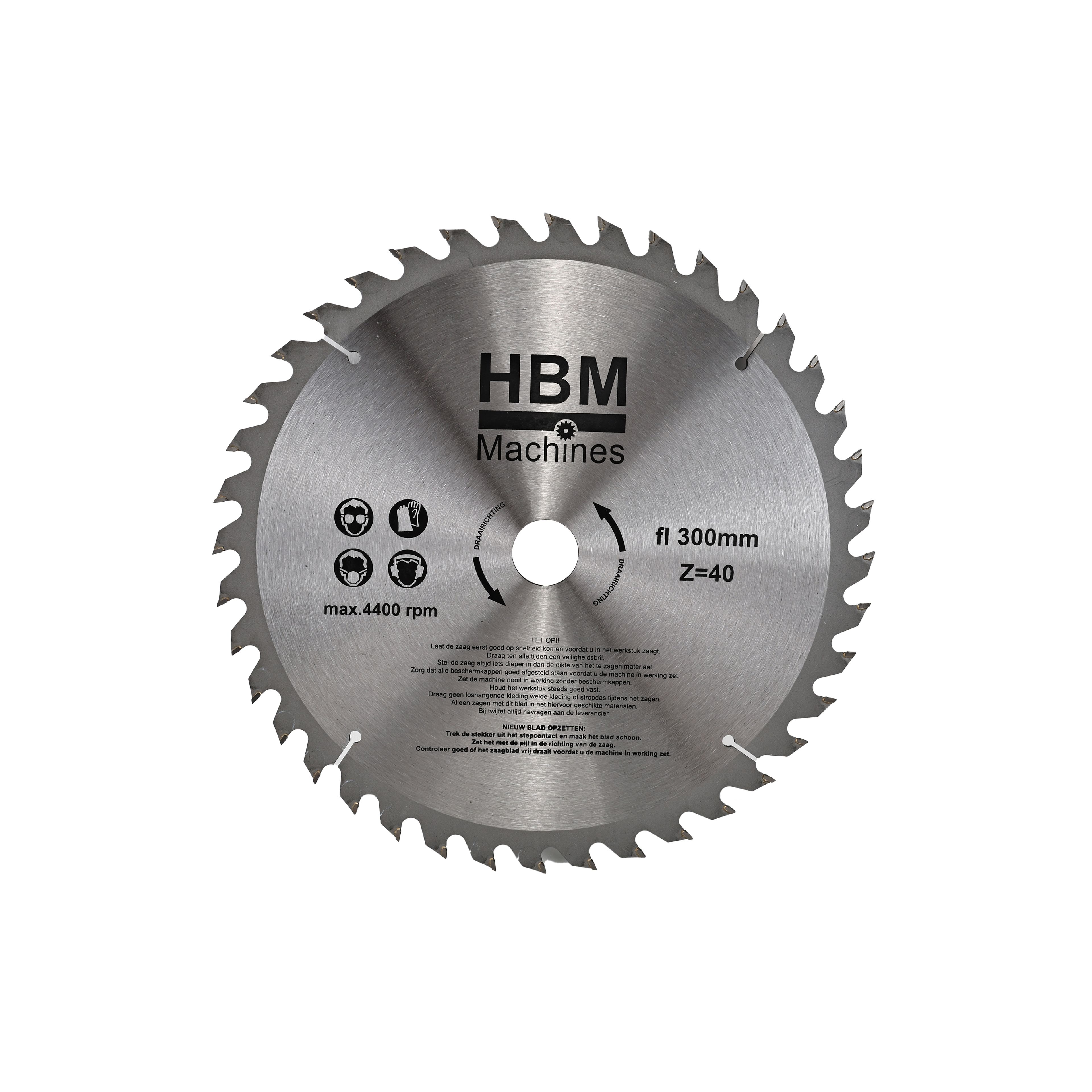 Lame per sega circolare HM da 300 mm HBM