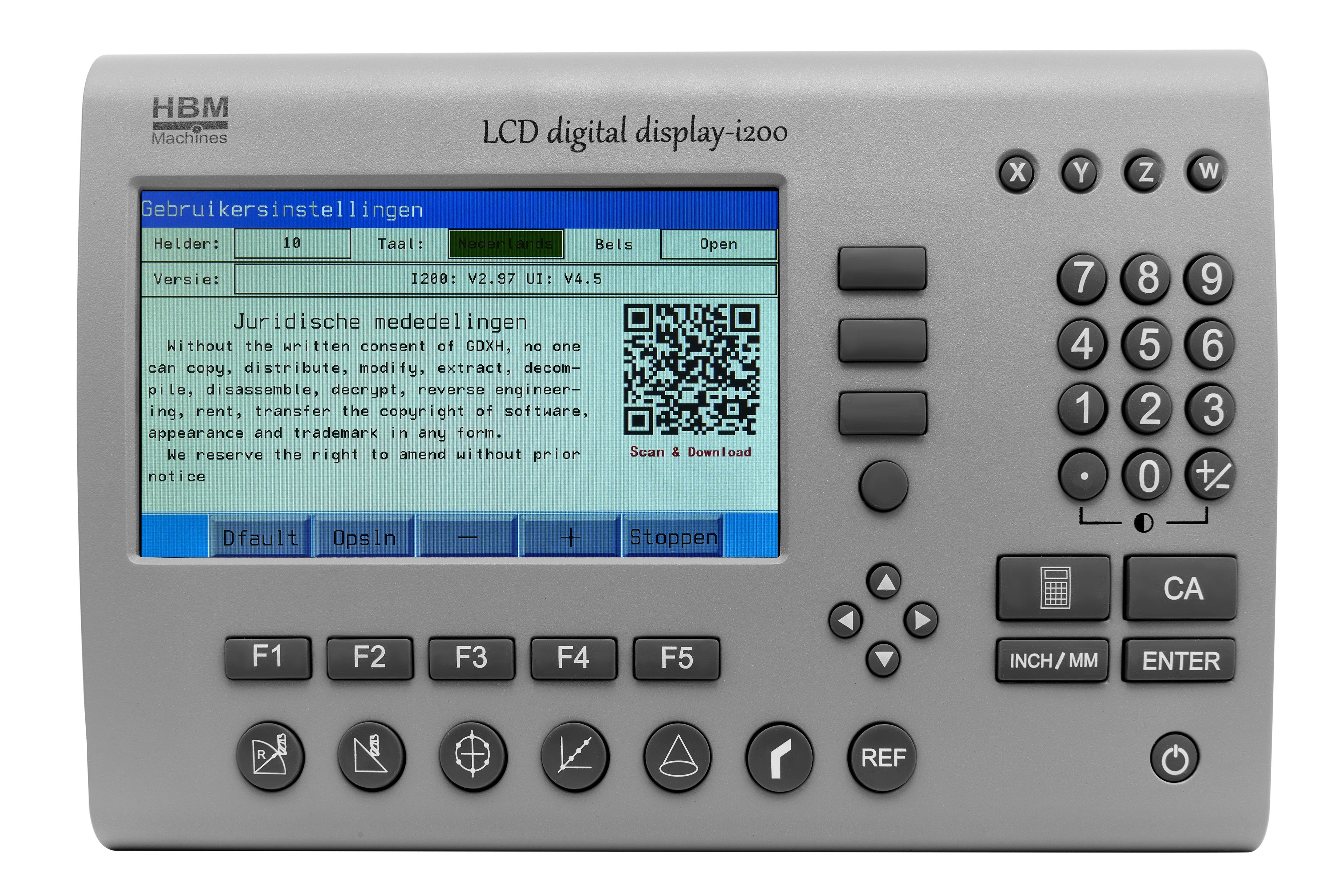 HBM Armoire de lecture numérique à 3 axes Professionnelle avec écran LCD Image 11