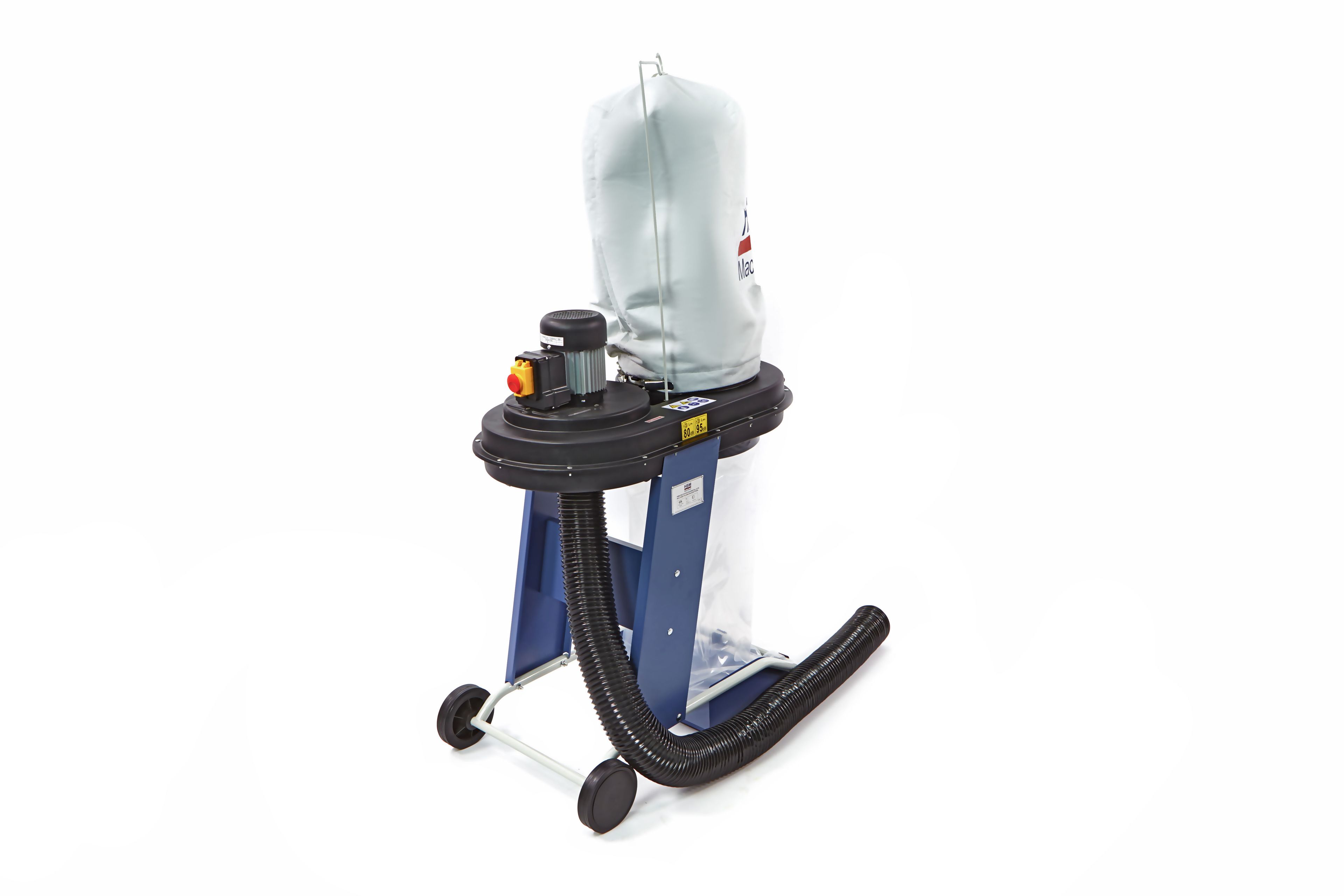 Sistema de extracción de polvo HBM 550 W con manguera y adaptadores Image 4