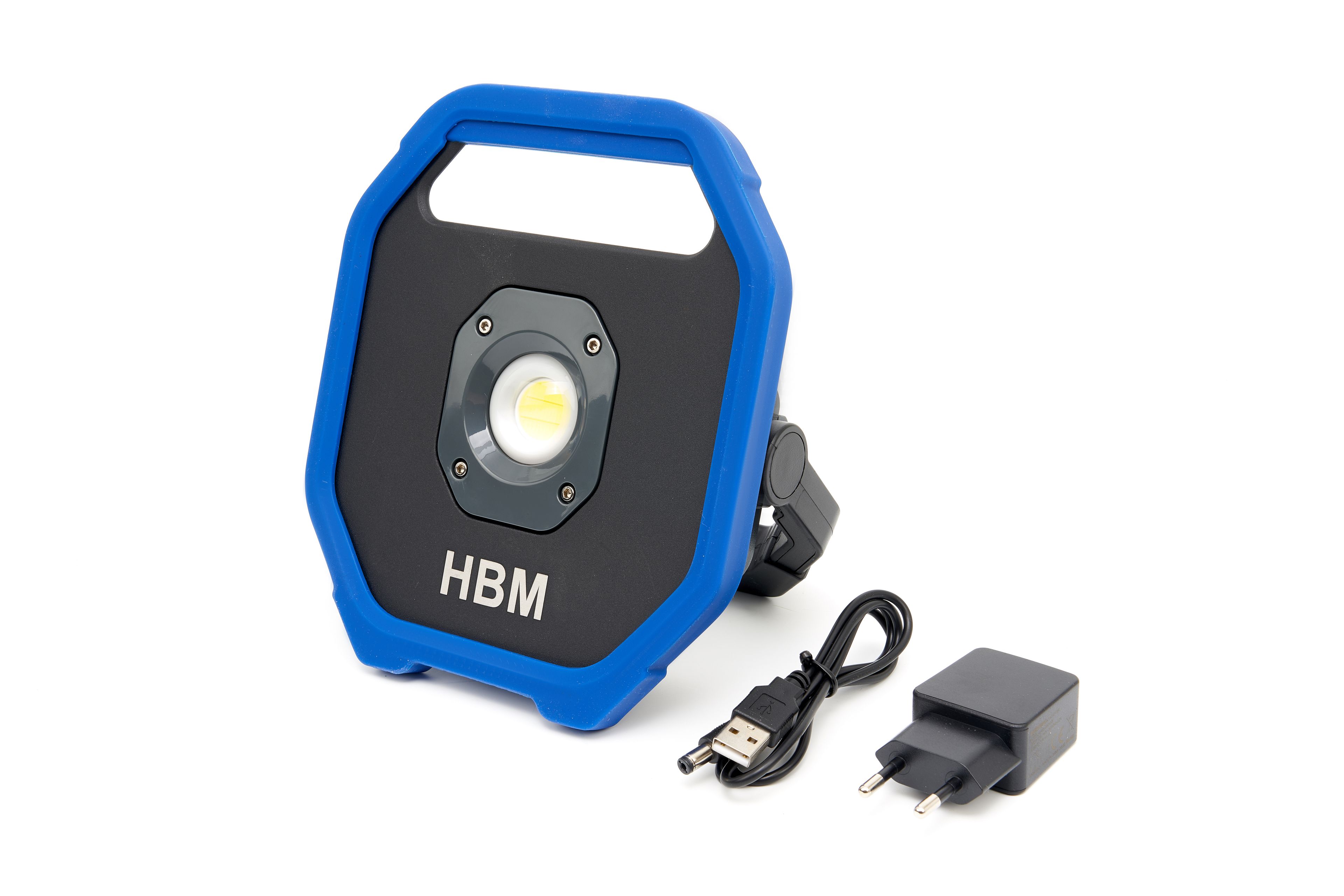 Lampada da cantiere LED COB professionale HBM con 2 modalità 350 – 1100 lumen
