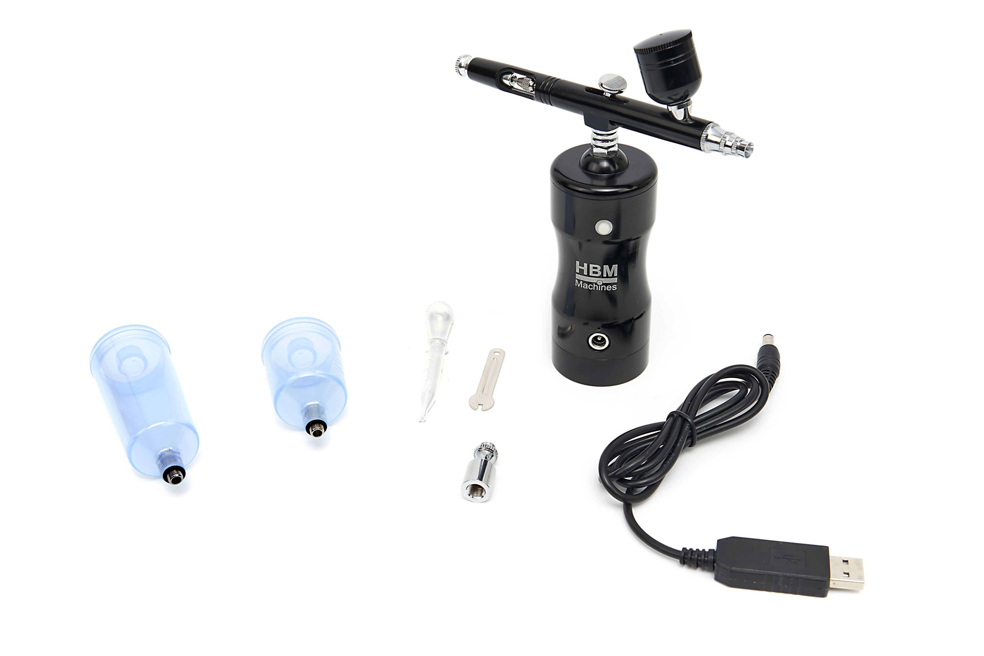 HBM Pistolet aérographe portable et rechargeable sur batterie Modèle 1 Image 2