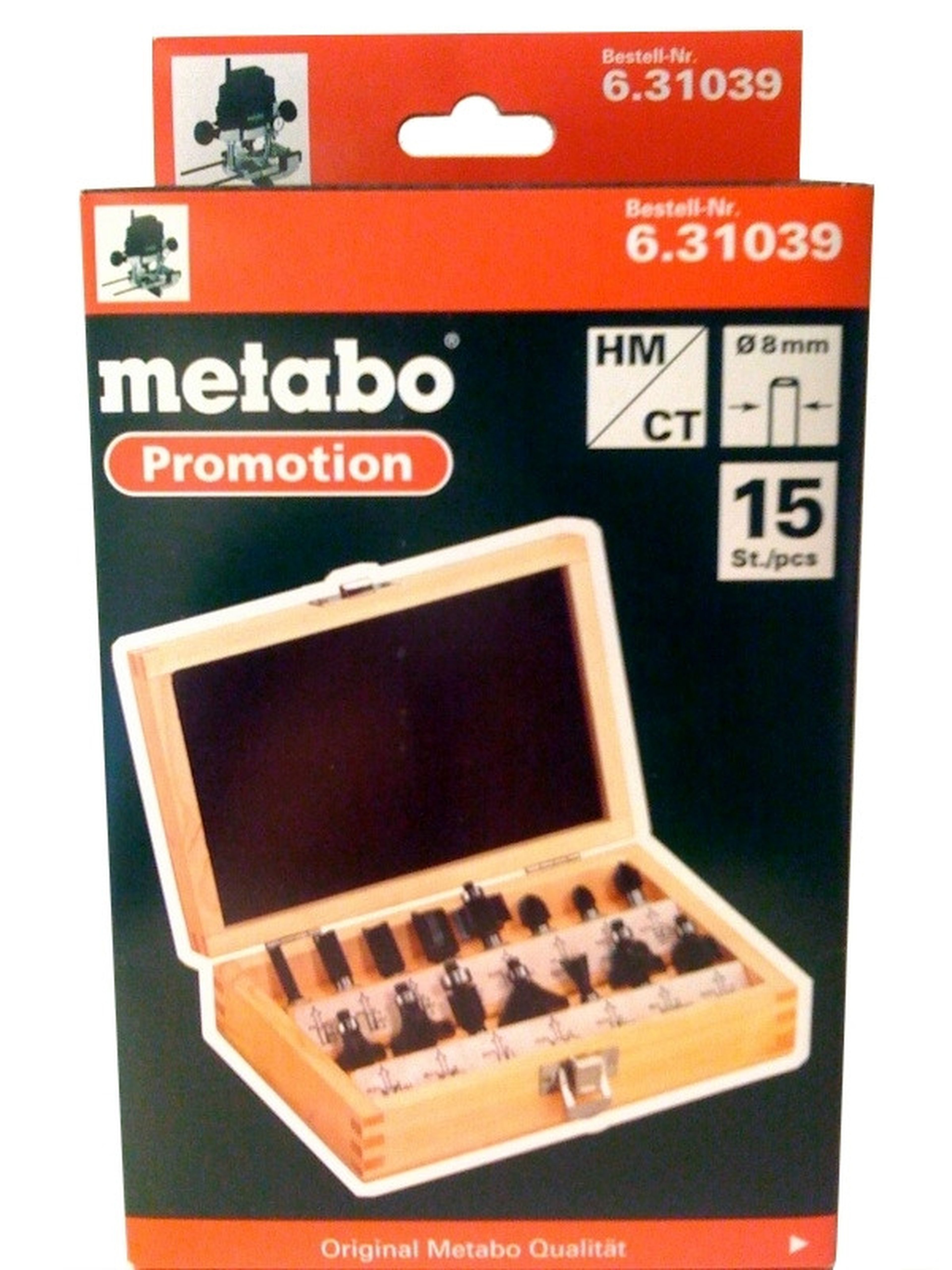 Set di frese Metabo 15 pezzi Image 2