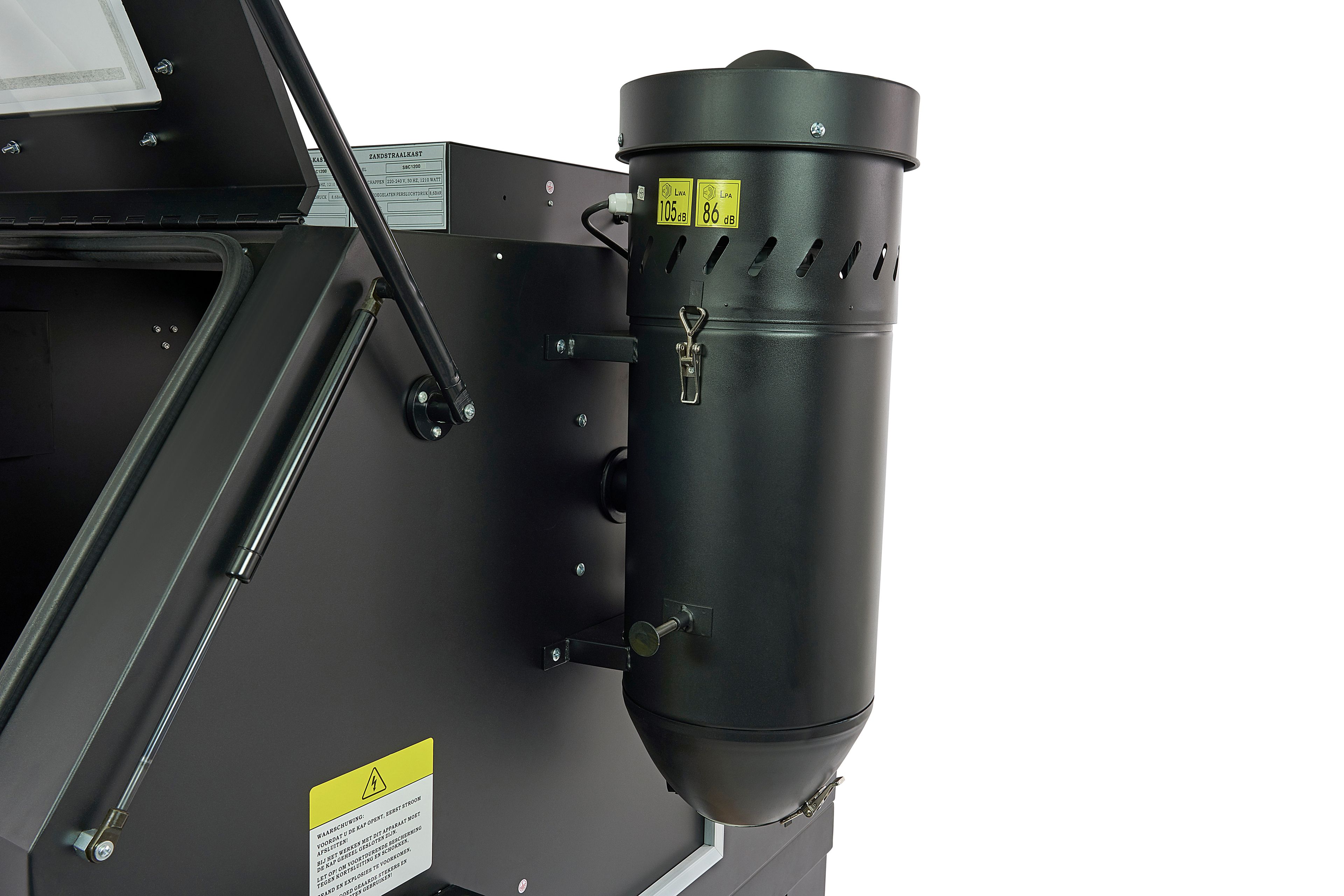 Cabine anti-explosion noire HBM SBC 1200 avec extraction Image 7