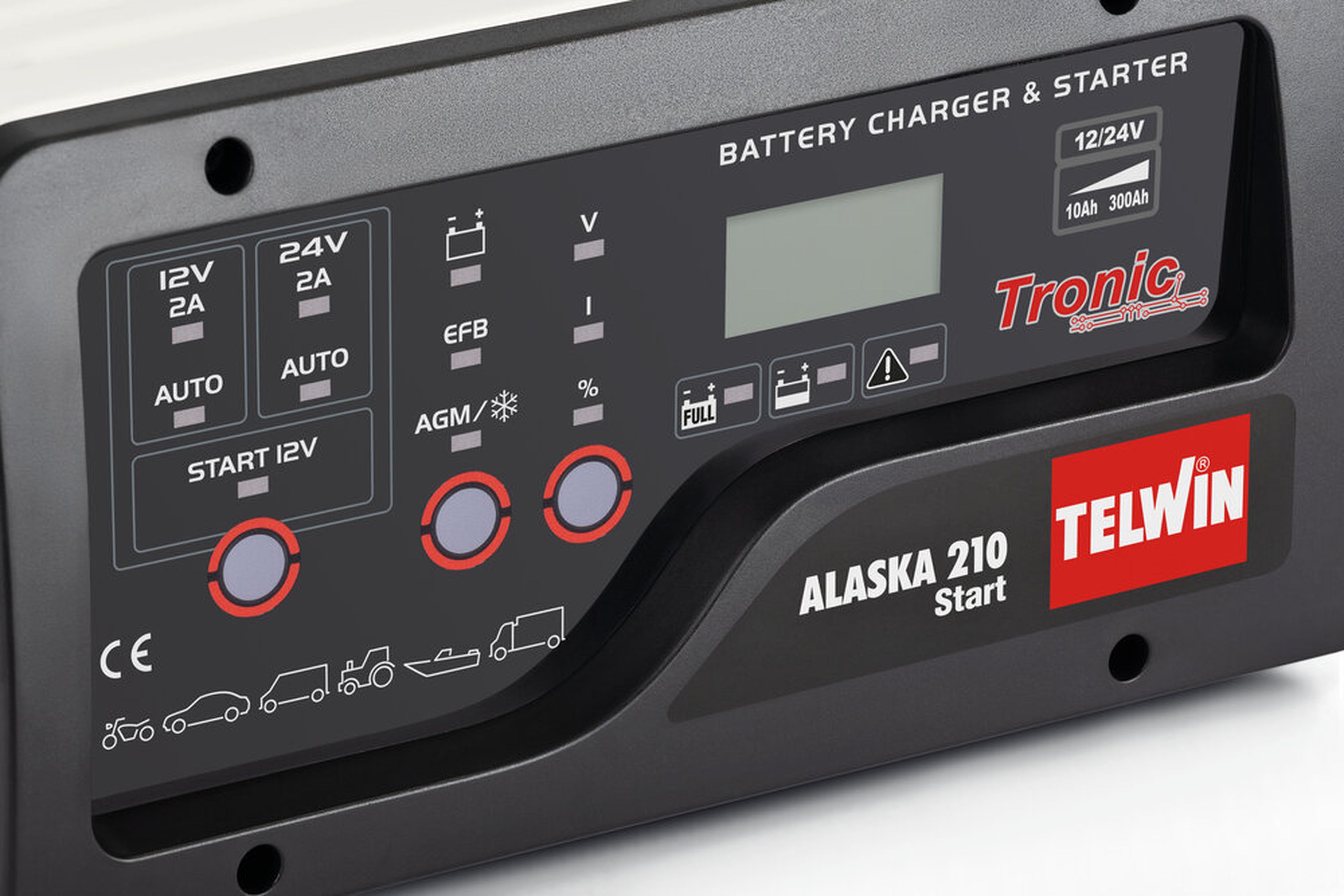Telwin Alaska 210 Start Batterieladegerät 230V 12V/24V Image 4
