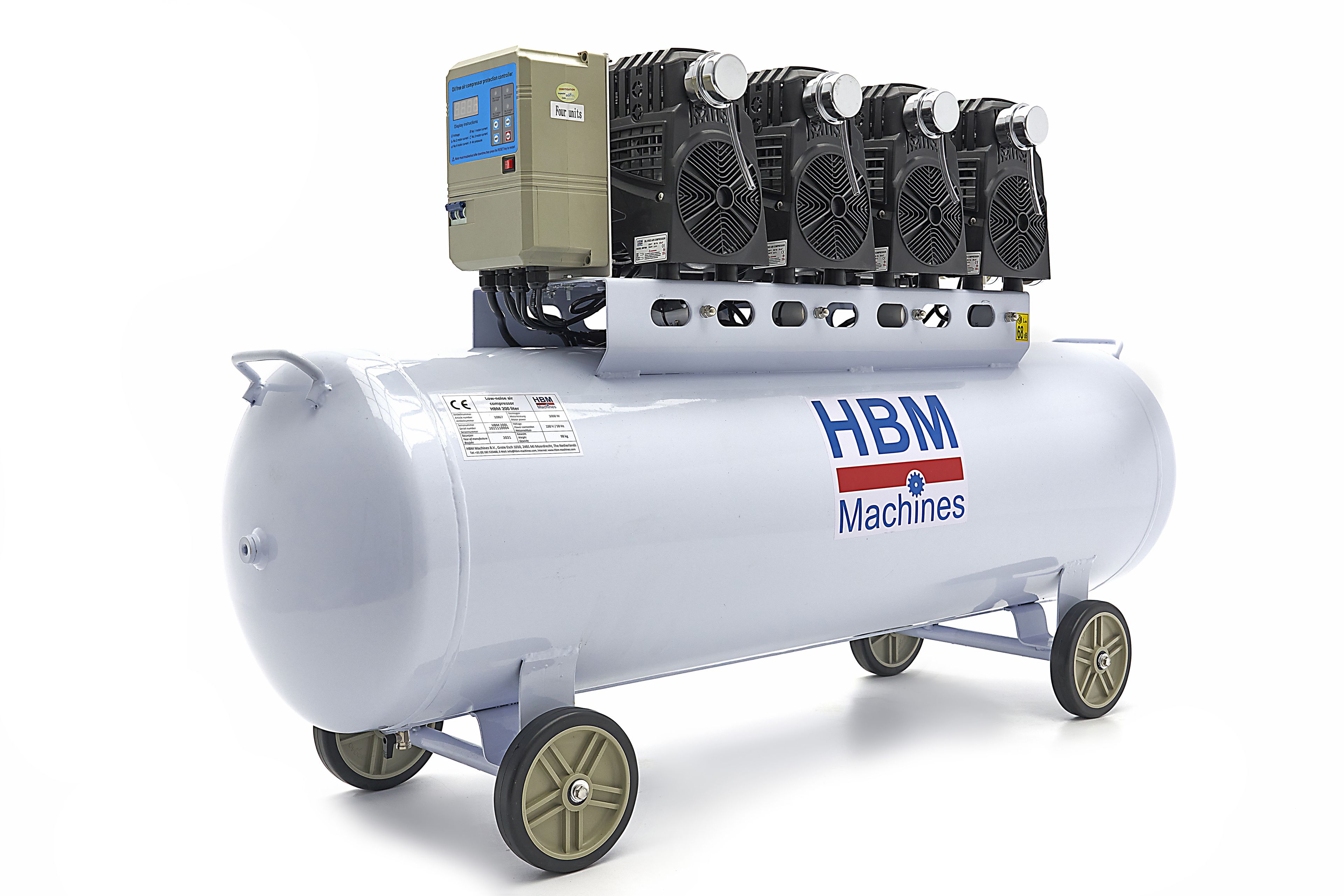HBM Compresseur professionnel silencieux 200 litres SGS Image 3