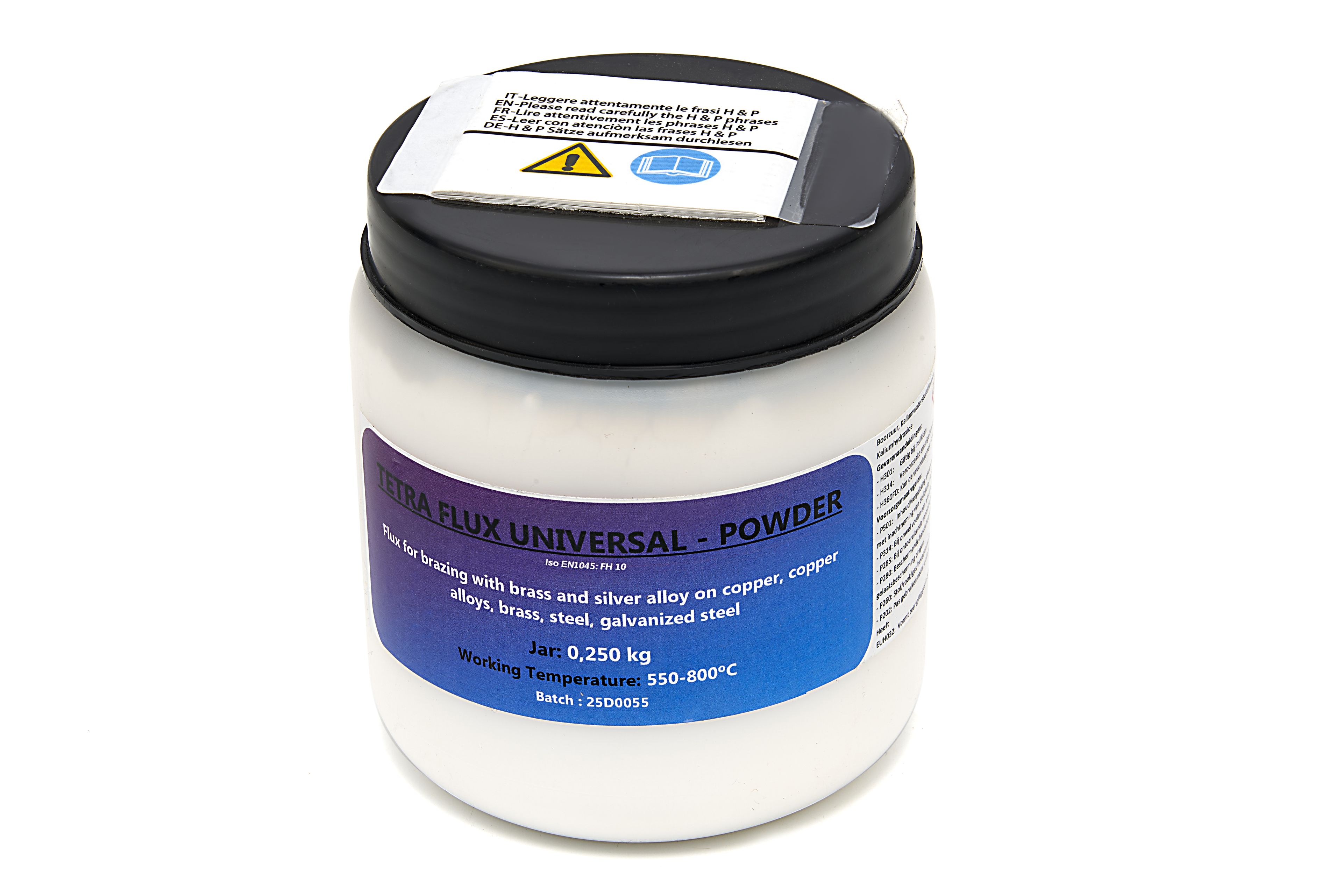 HBM Flux 6 Polvo de soldadura de resina de plata 250 g