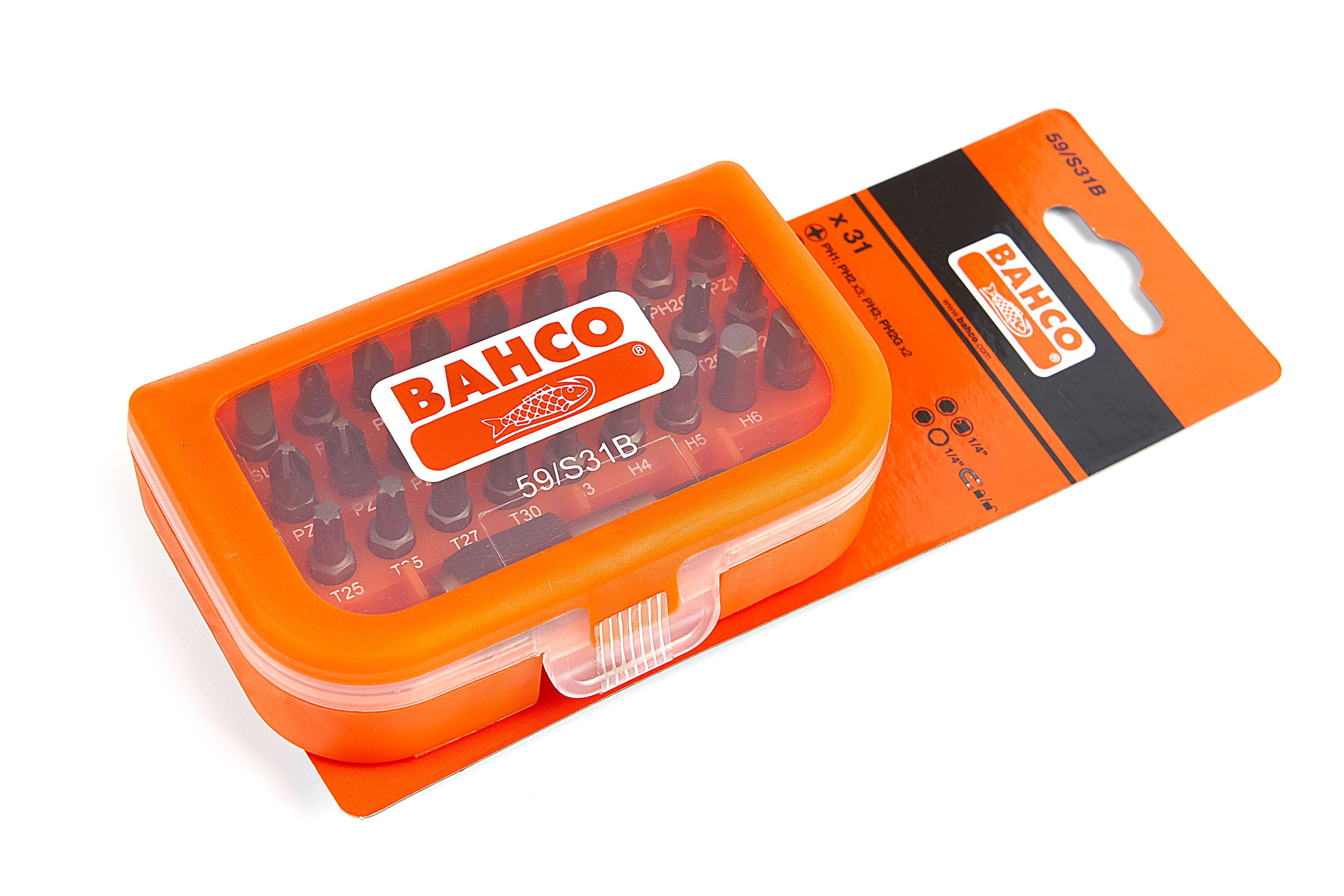 Bahco coffret d’embouts pour fente, Phillips, Pozidriv, TORX – 31 pièces Image 4