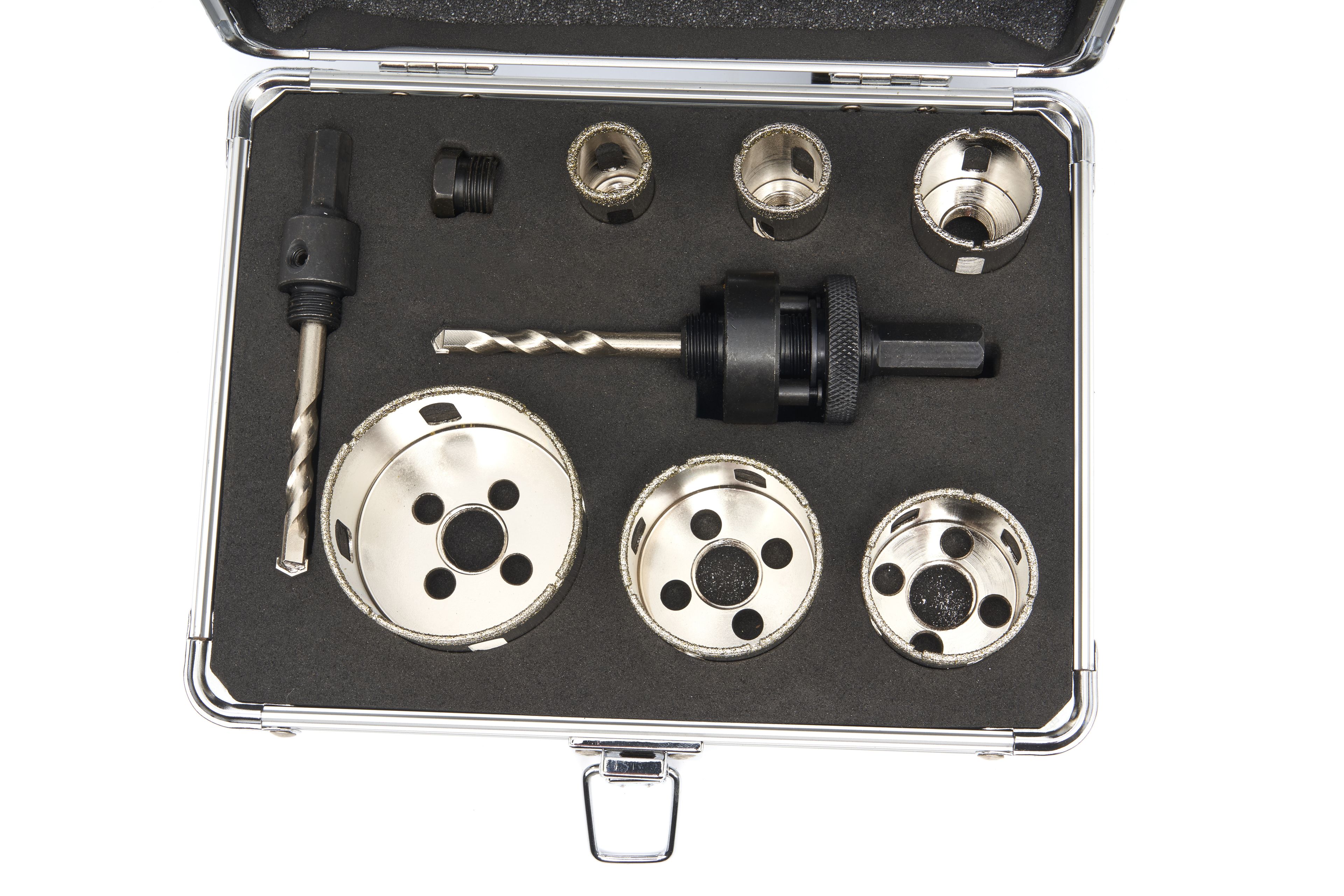 HBM Jeu de scies cloches diamantées professionnelles 11 pièces 19 - 57 mm Image 5