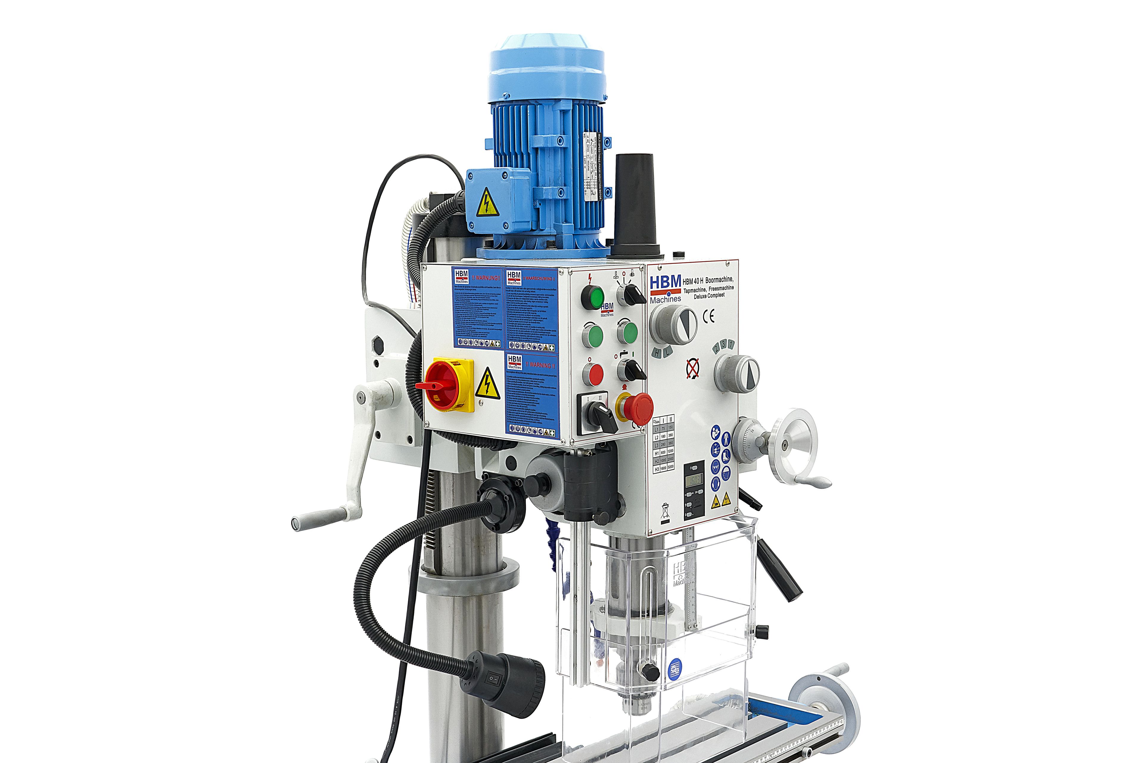 HBM 40 H Boormachine, Tapmachine, Freesmachine Deluxe Compleet Image 8