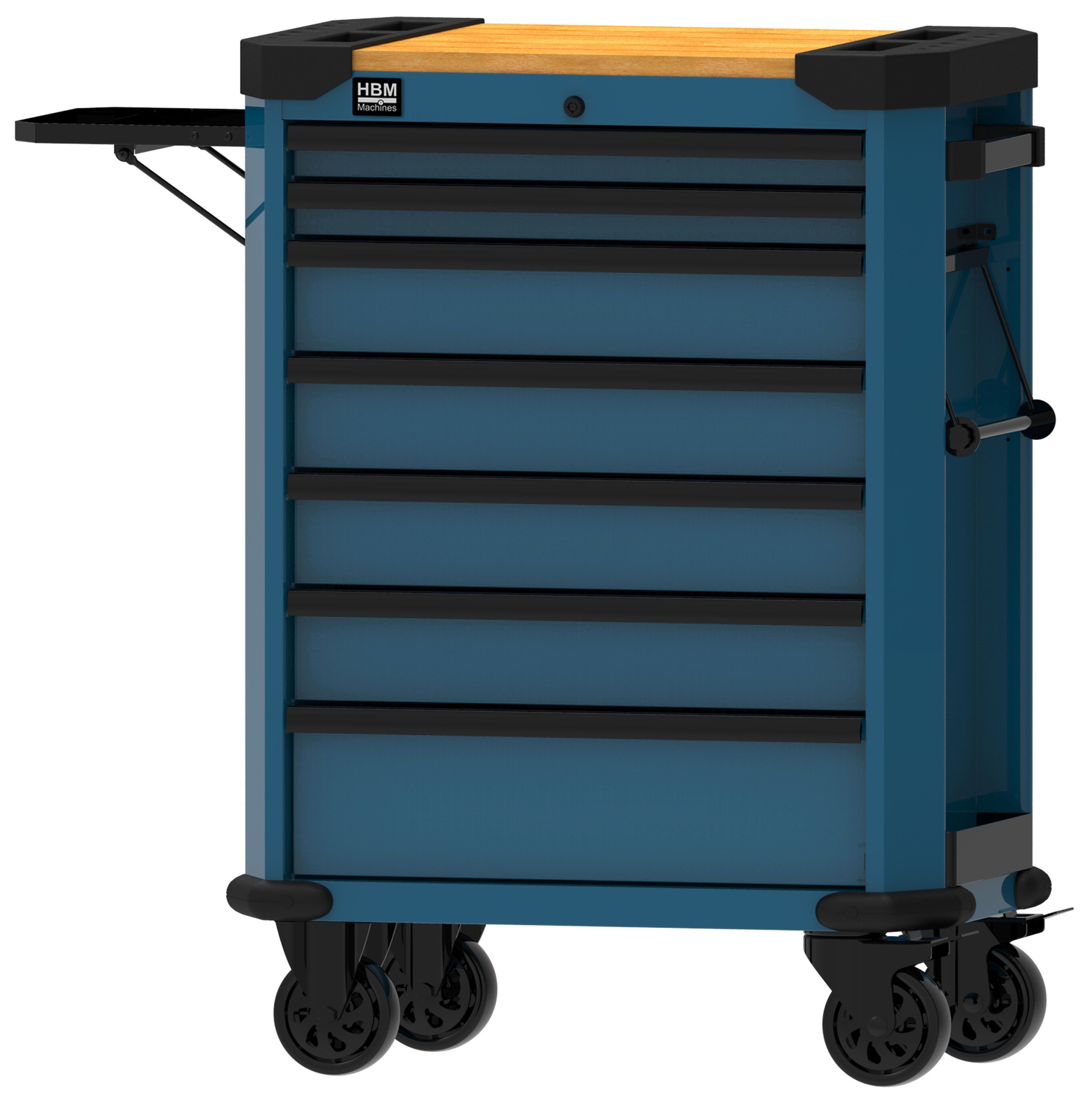 Carro de herramientas HBM de 7 cajones de 71 cm azul