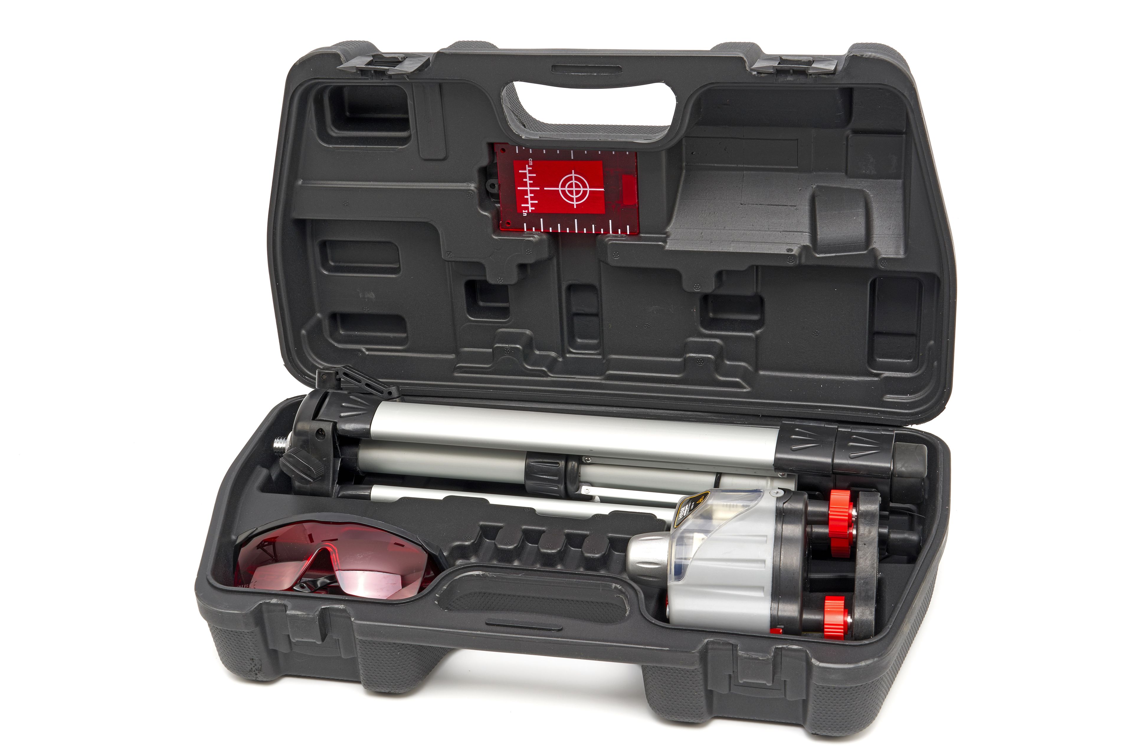 HBM Professionele Rotatie Laserwaterpas Set met Statief  - 30 Meter Image 9