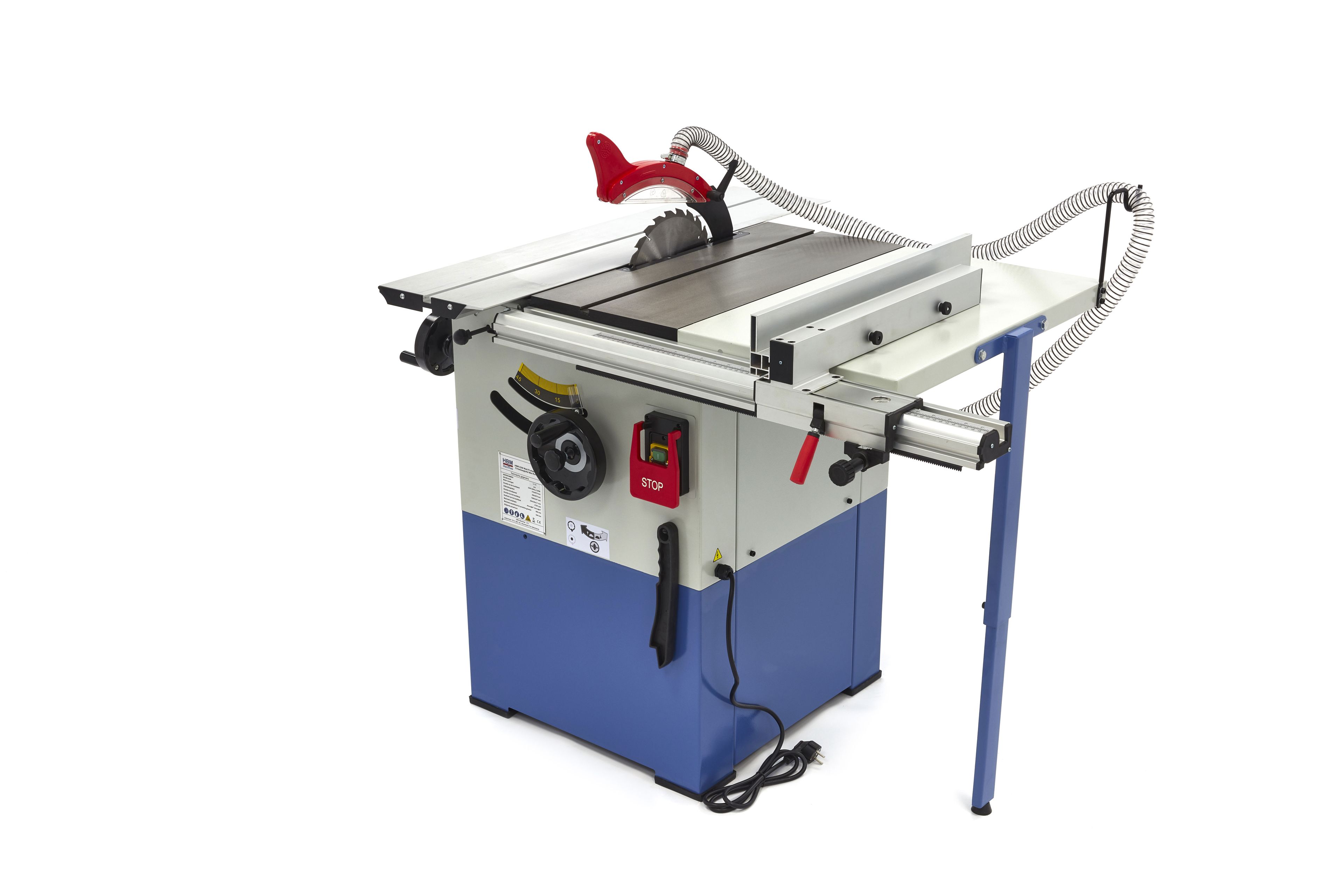 HBM Table de scie circulaire 2200 Watt avec surface à rouleaux Image 6