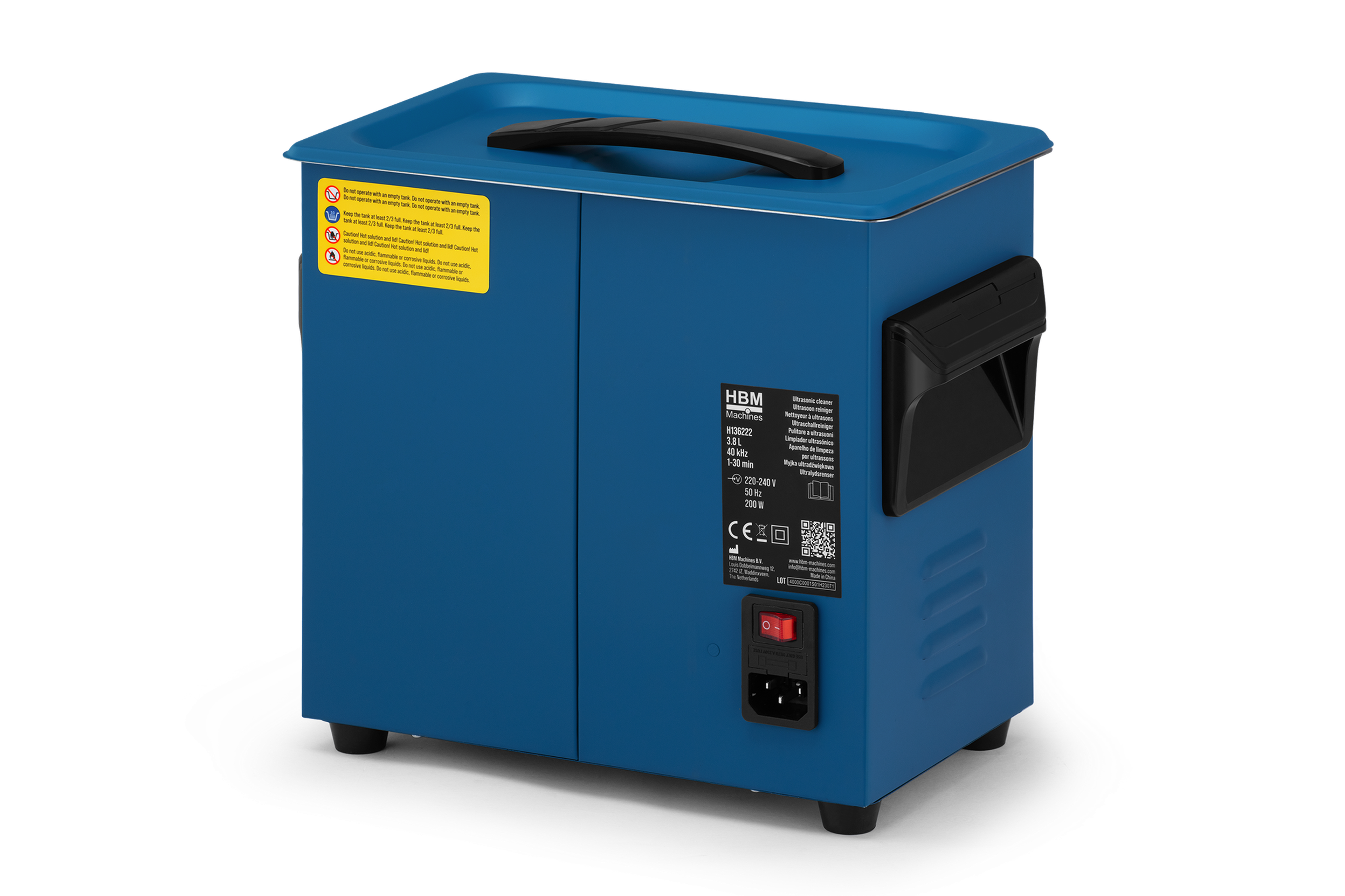 HBM pulitori ad ultrasuoni, blu 3,8 l Image 5