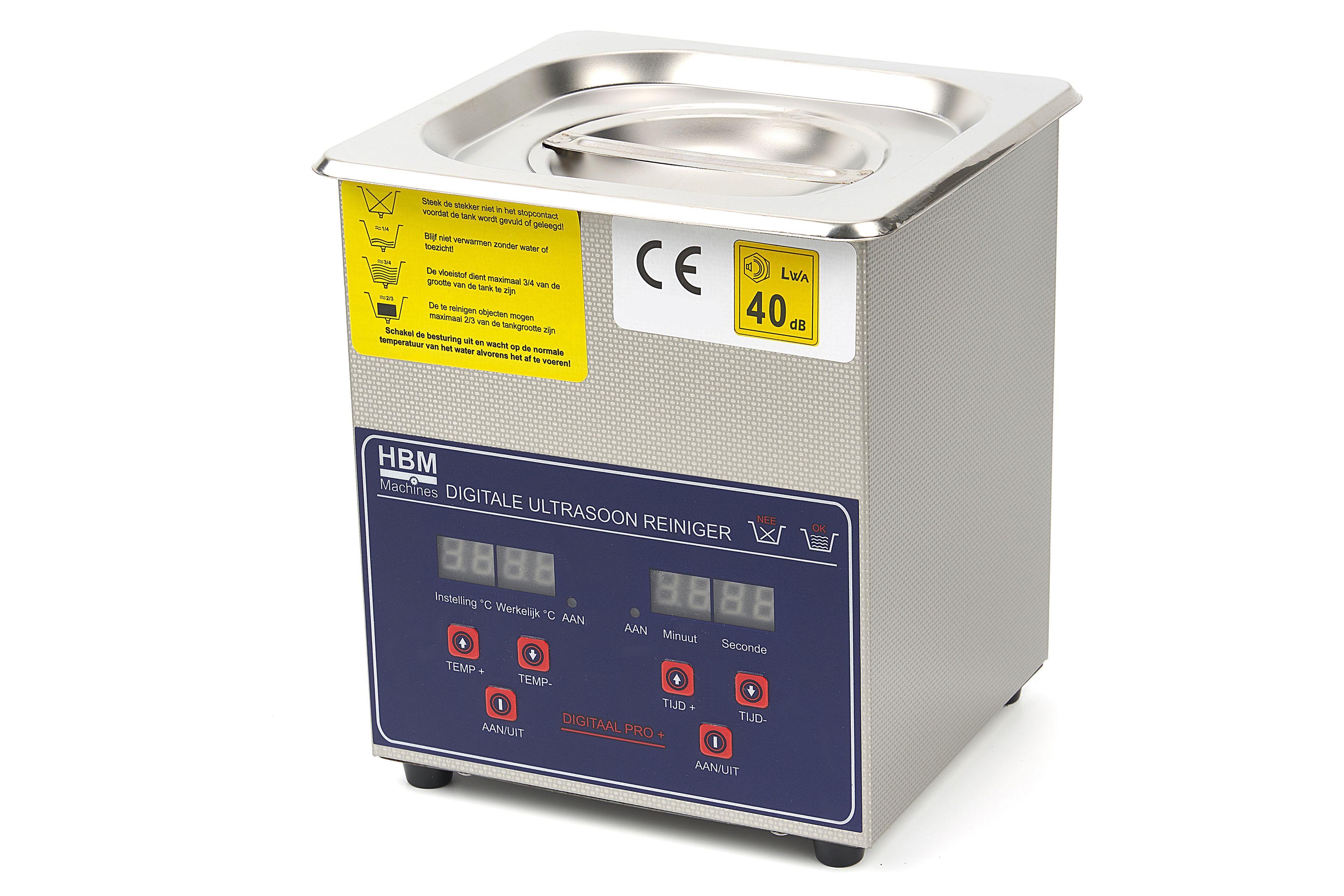 HBM Ultrasoon Reinigers 2 l Image 2