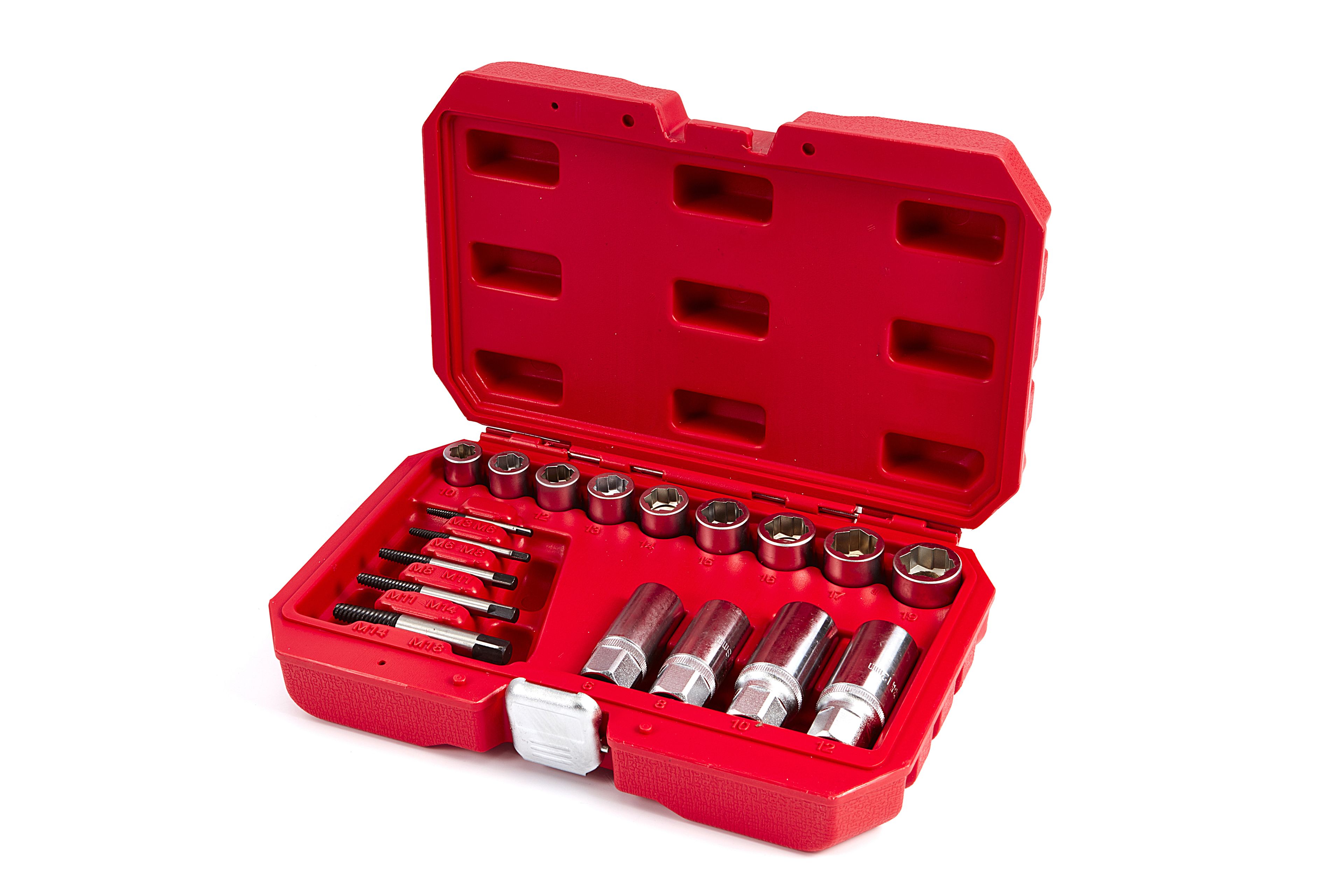 Juego de 17 piezas para tuercas locas y rotas, tornillos / espárragos HBM