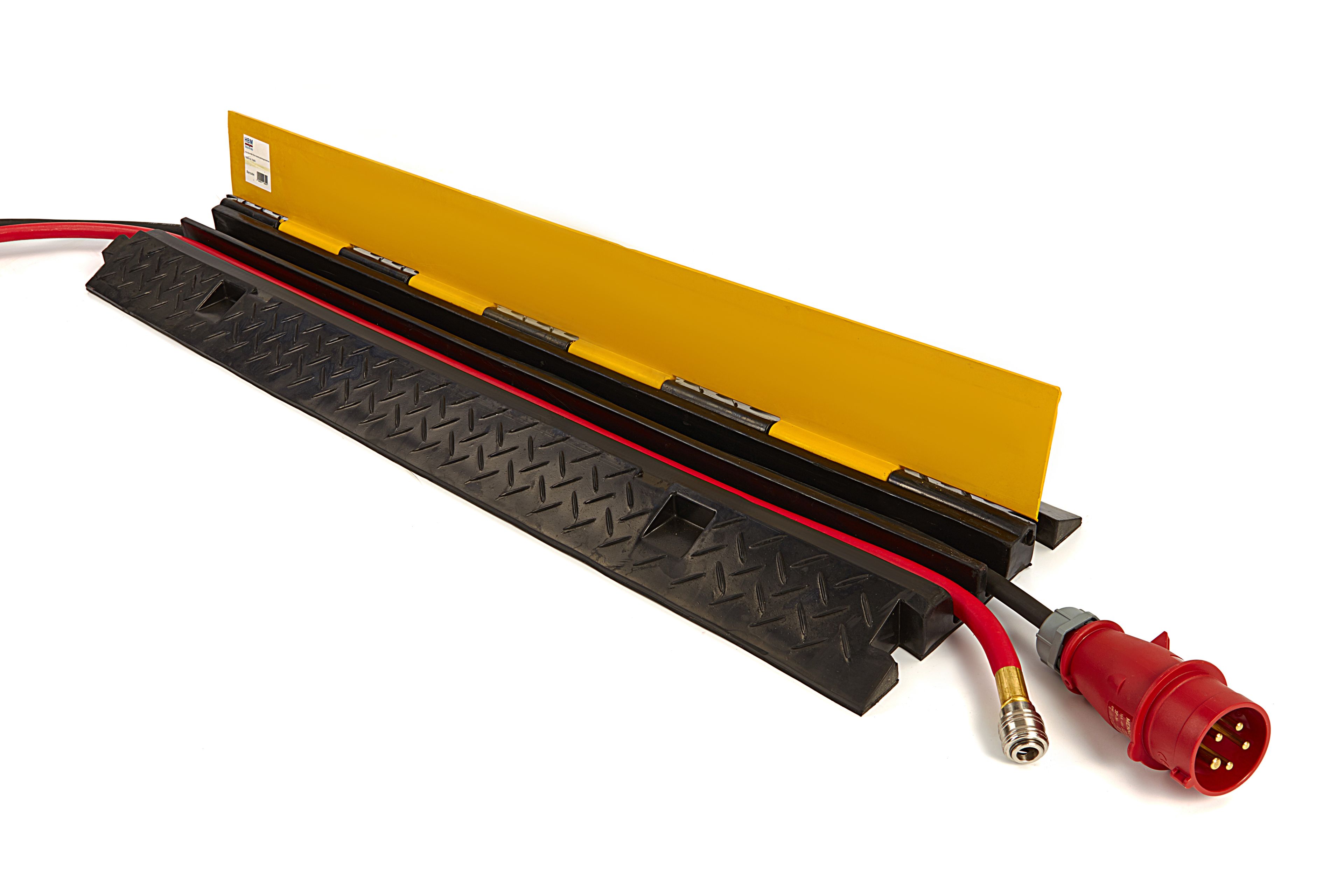 HBM 100 cm Pont de câbles / Chemin de câbles avec volet et 2 canaux Image 2