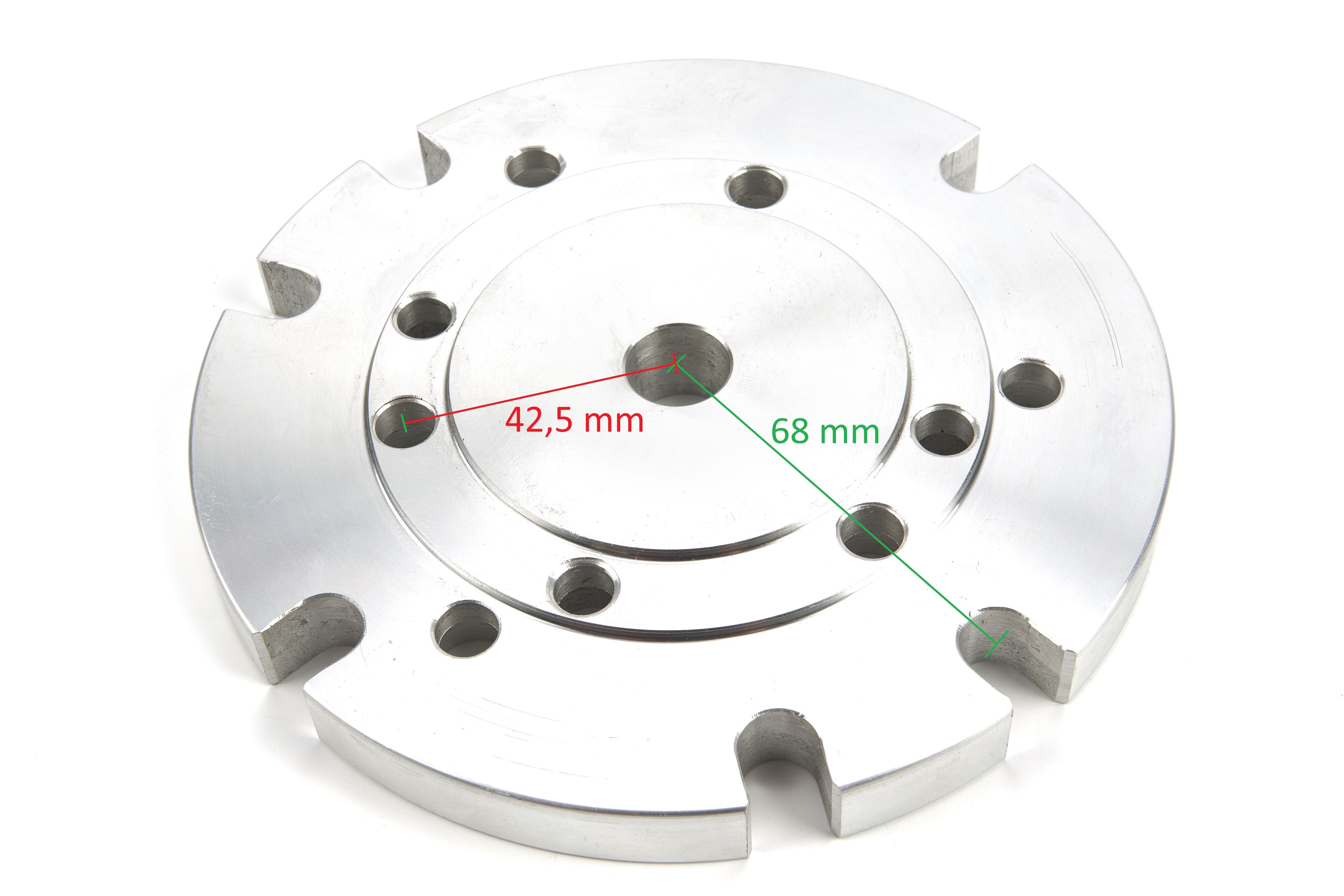 HBM Aluminium-Flansch für 100 und 125 mm Spannfutter DIN 6350 Image 2