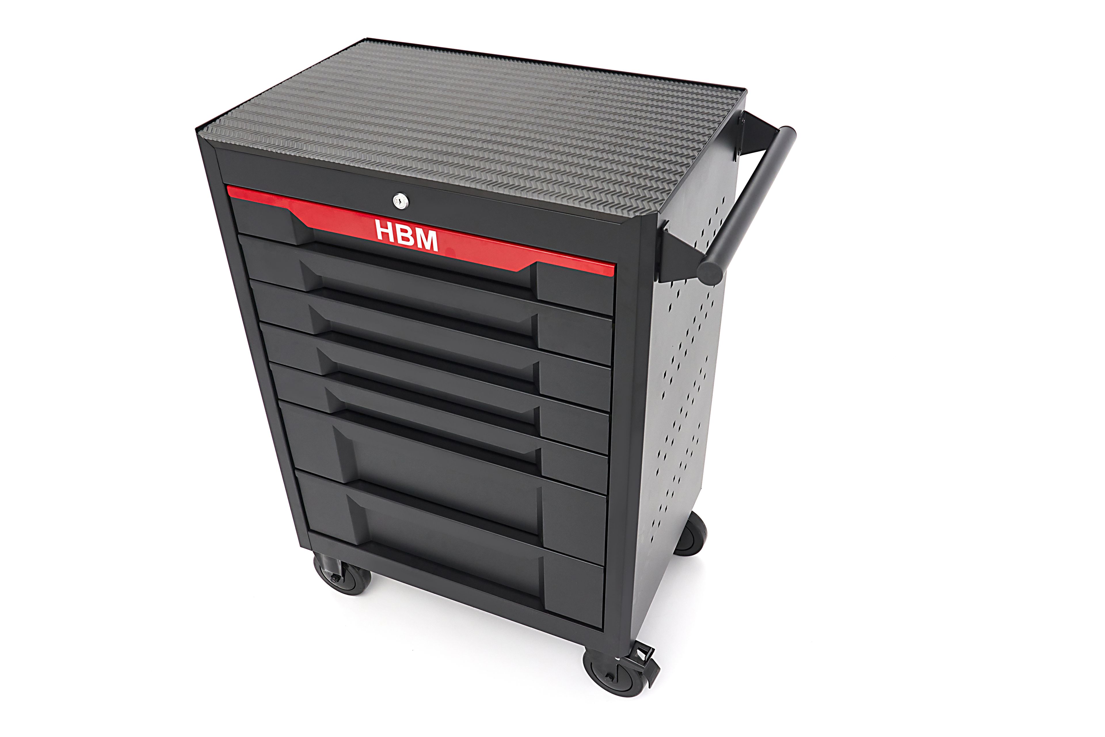 HBM gereedschapswagen 7 laden, 68 cm , zwart Image 2