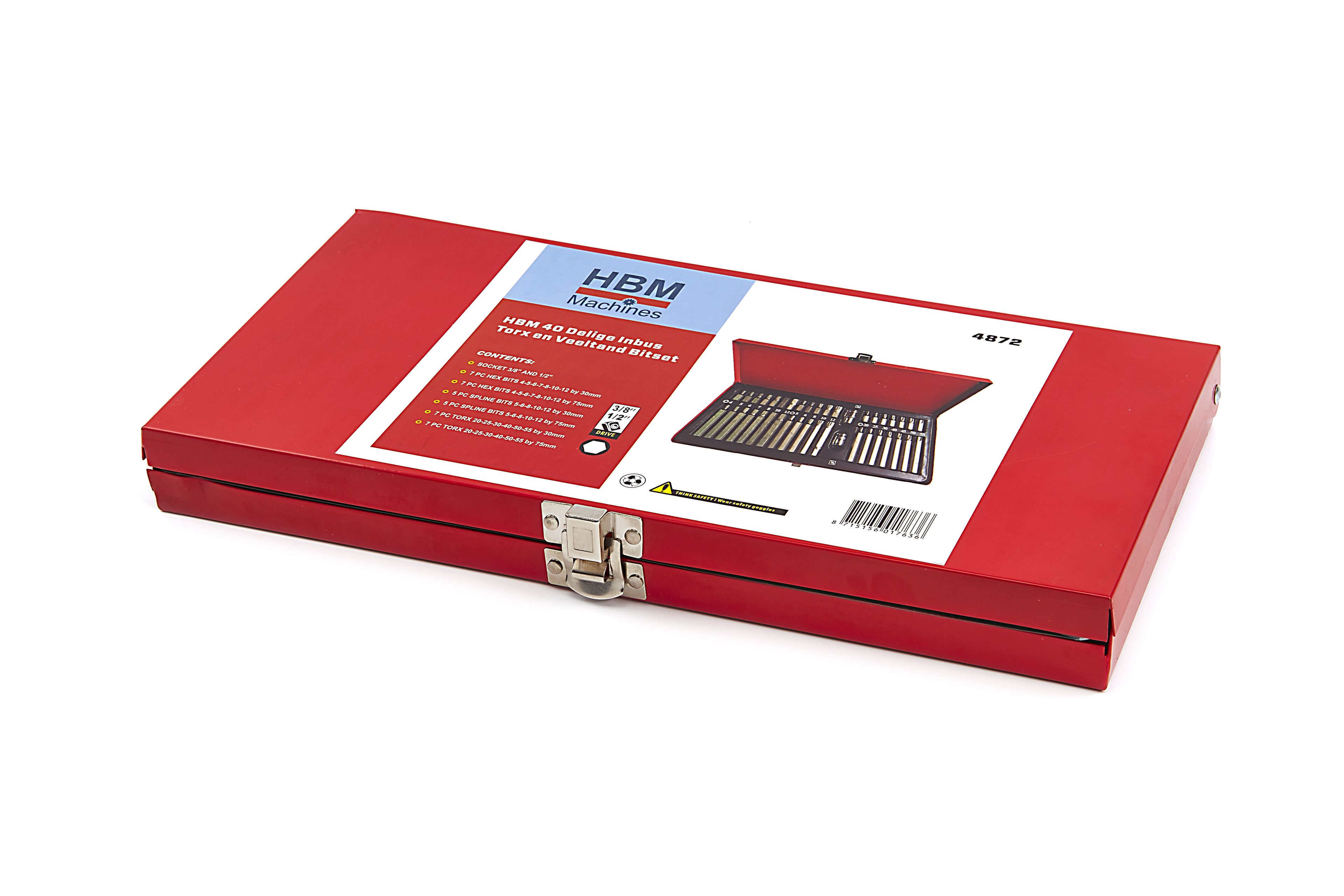 HBM 40 pezzi set di punte esagonali, Torx e multifaccia Image 3