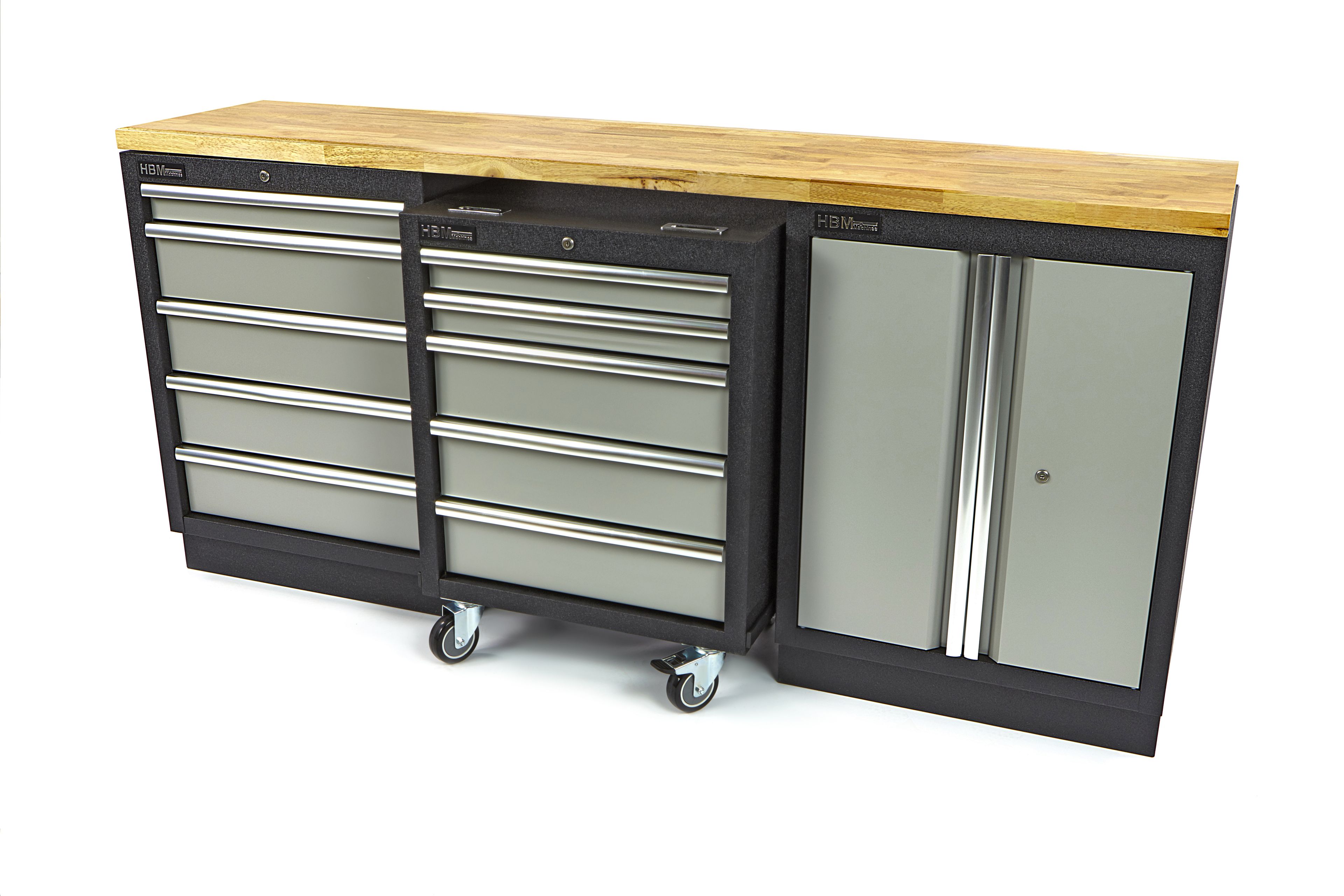 HBM 5-Schubladen-Profi-Werkzeugwagen für Werkstattausrüstung Image 9