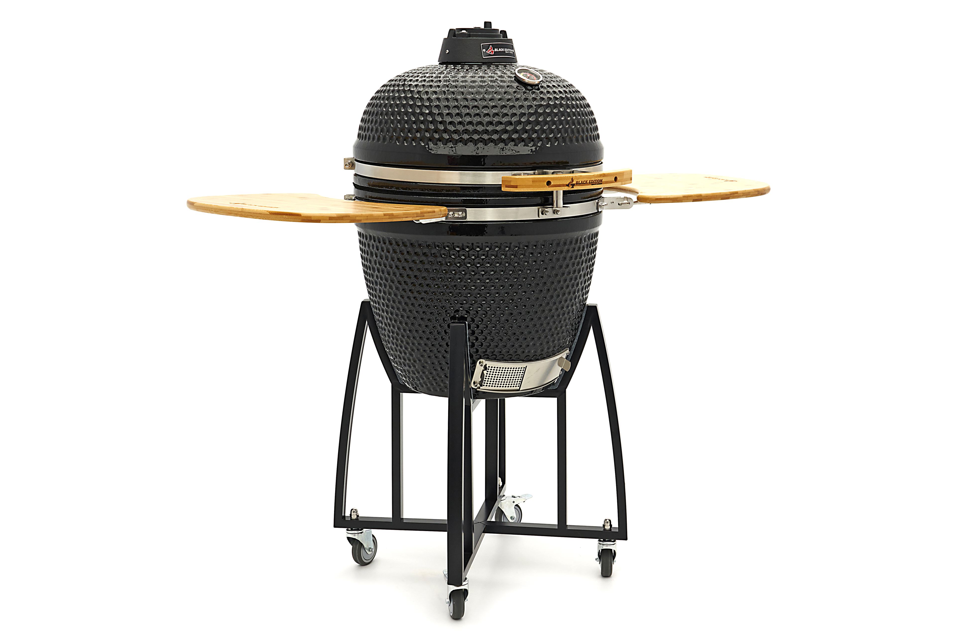 Barbecue Kamado en céramique de 55 cm sur socle mobile Black Edition Image 5