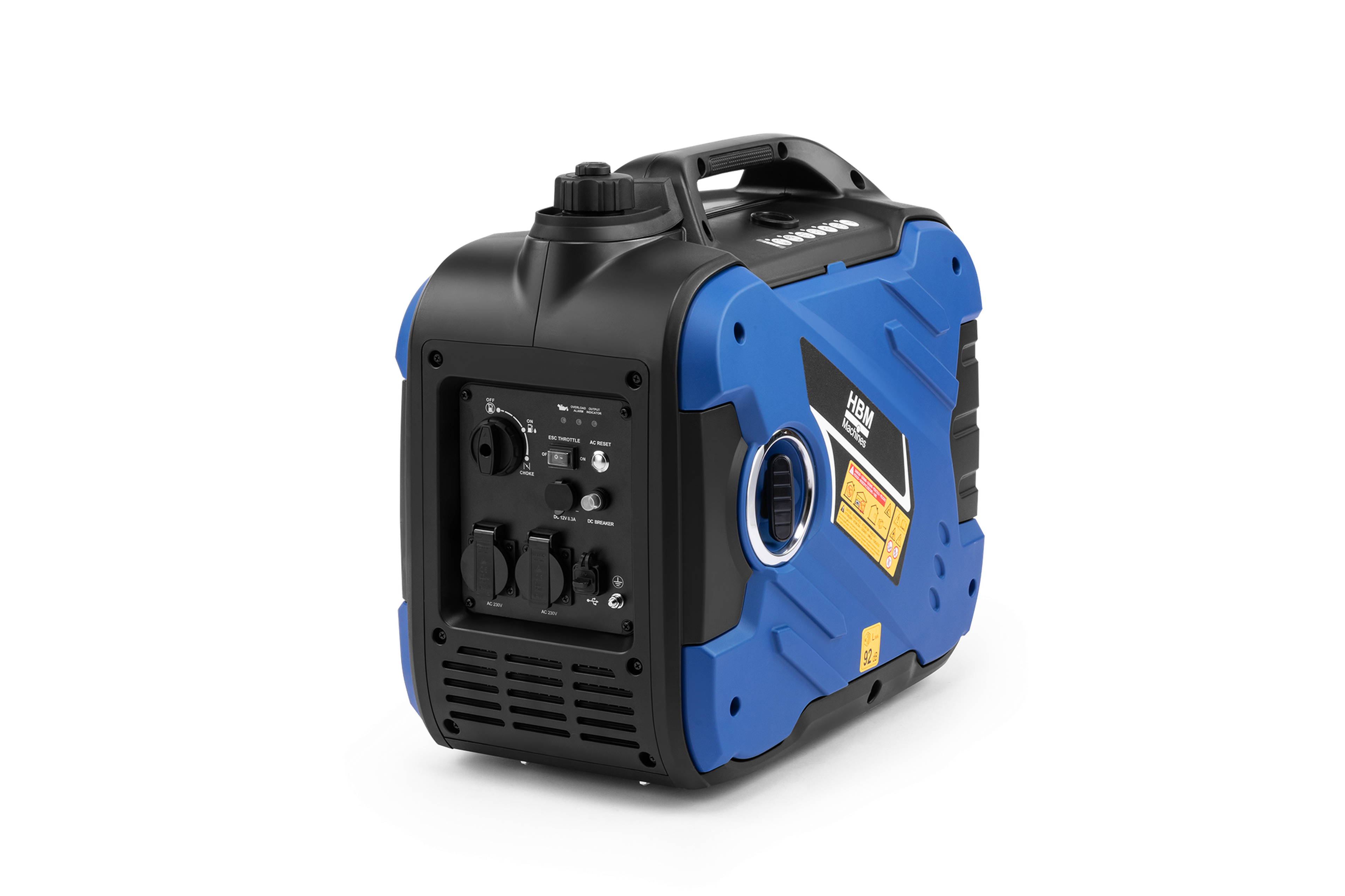 HBM générateur onduleur avec moteur à essence de 163 cm³ 230V 3400W Image 4