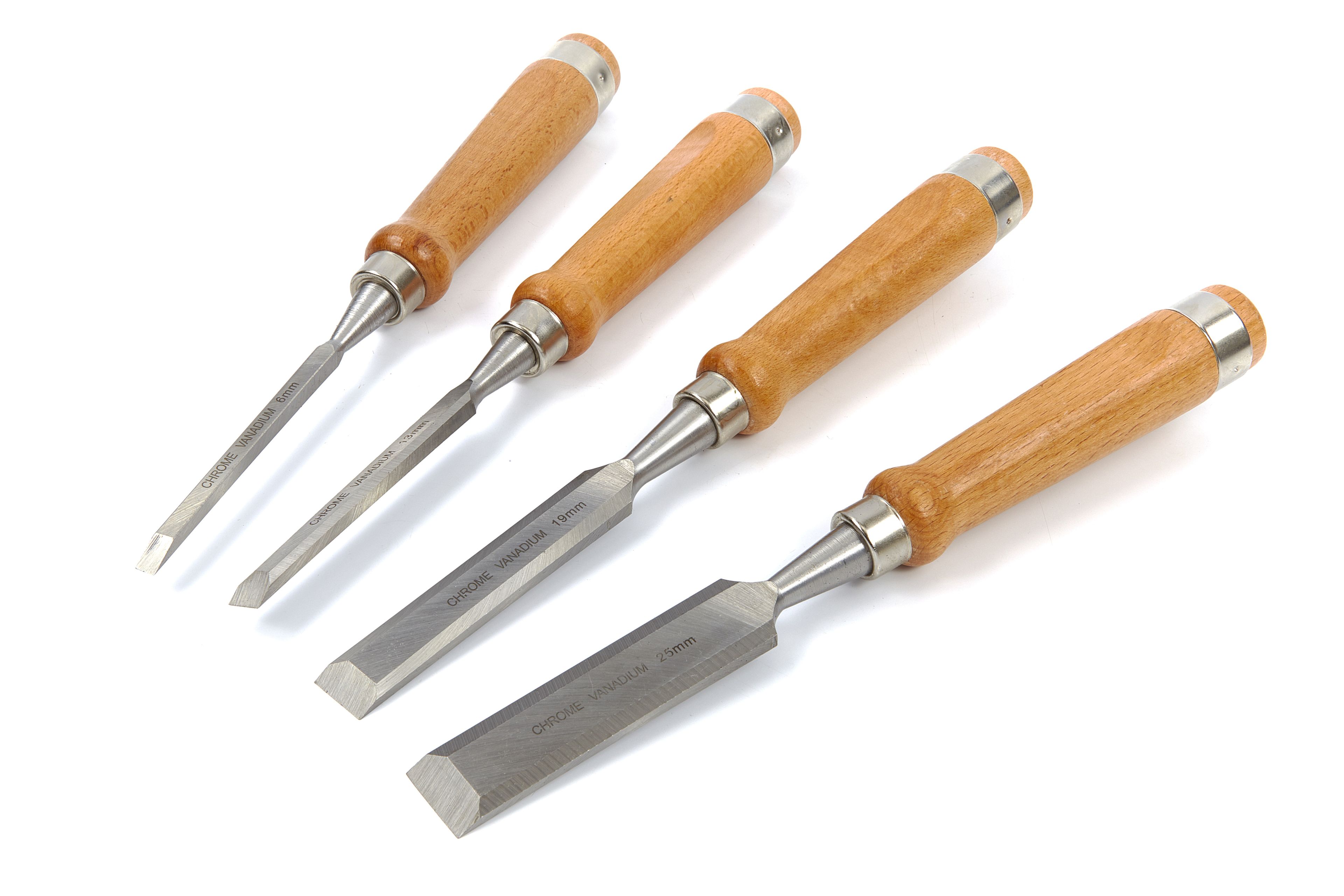 HBM 4-teiliges Stechbeitel-Set