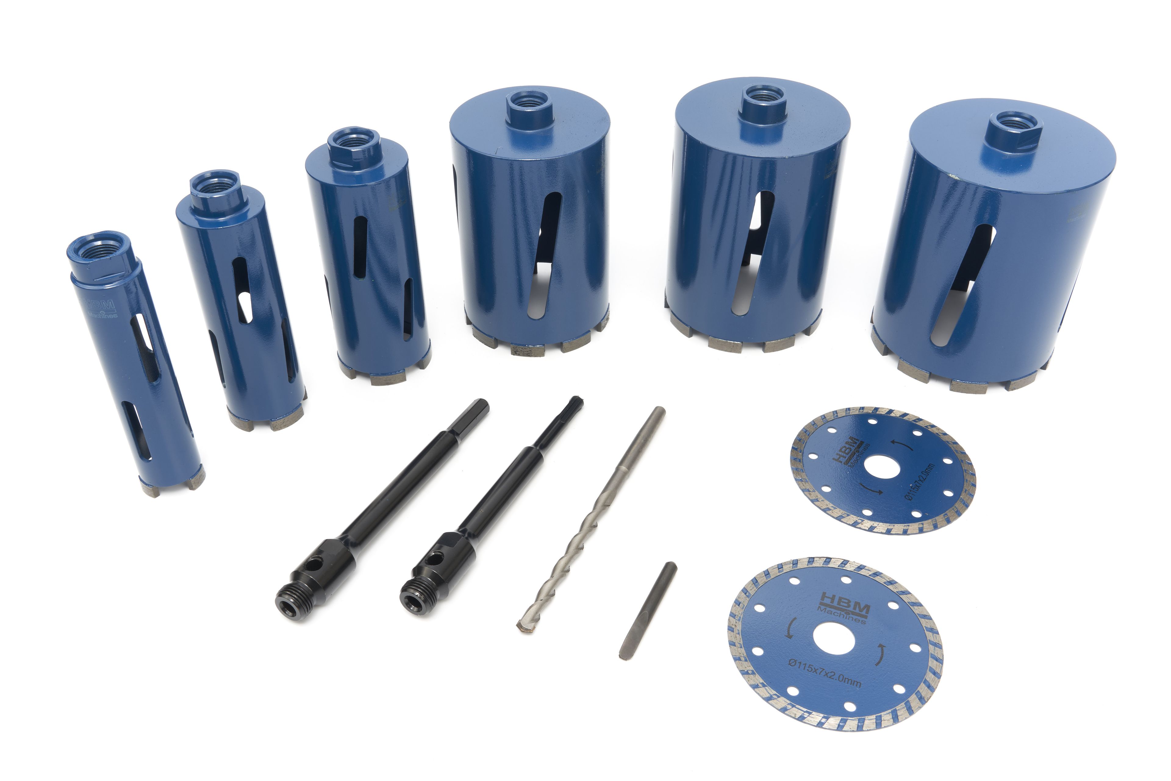 HBM kit de forages à cœur diamant 12 pièces Image 3