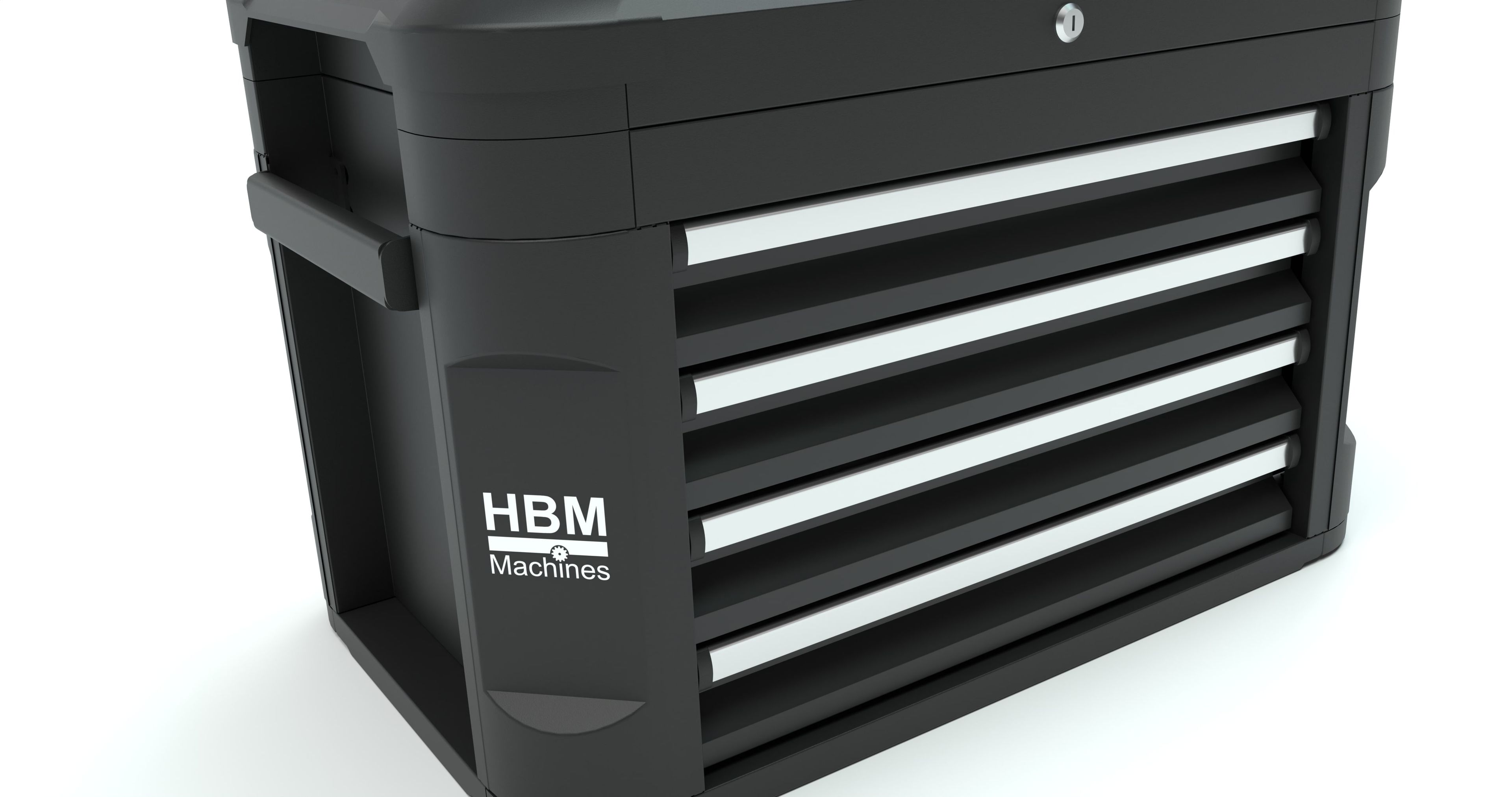 HBM opzetkast 4 laden, zwart Image 5