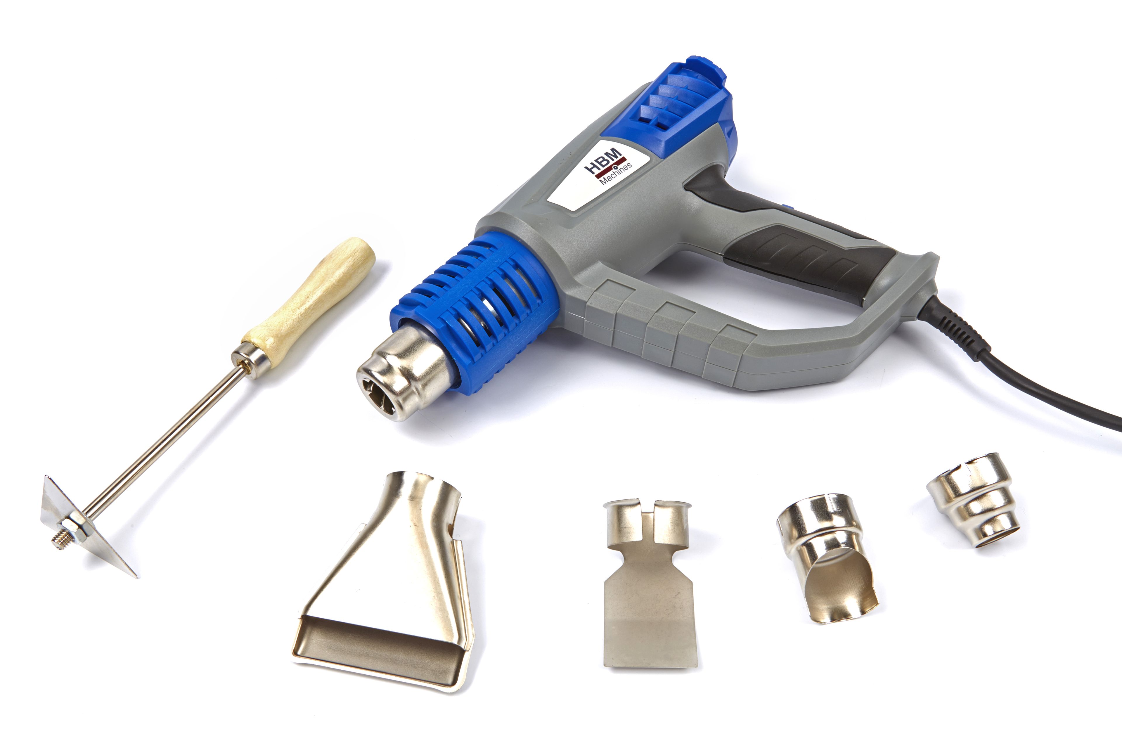 HBM Verstelbaar Heteluchtpistool Deluxe 2000 Watt Incl 6 accessoires Image 2