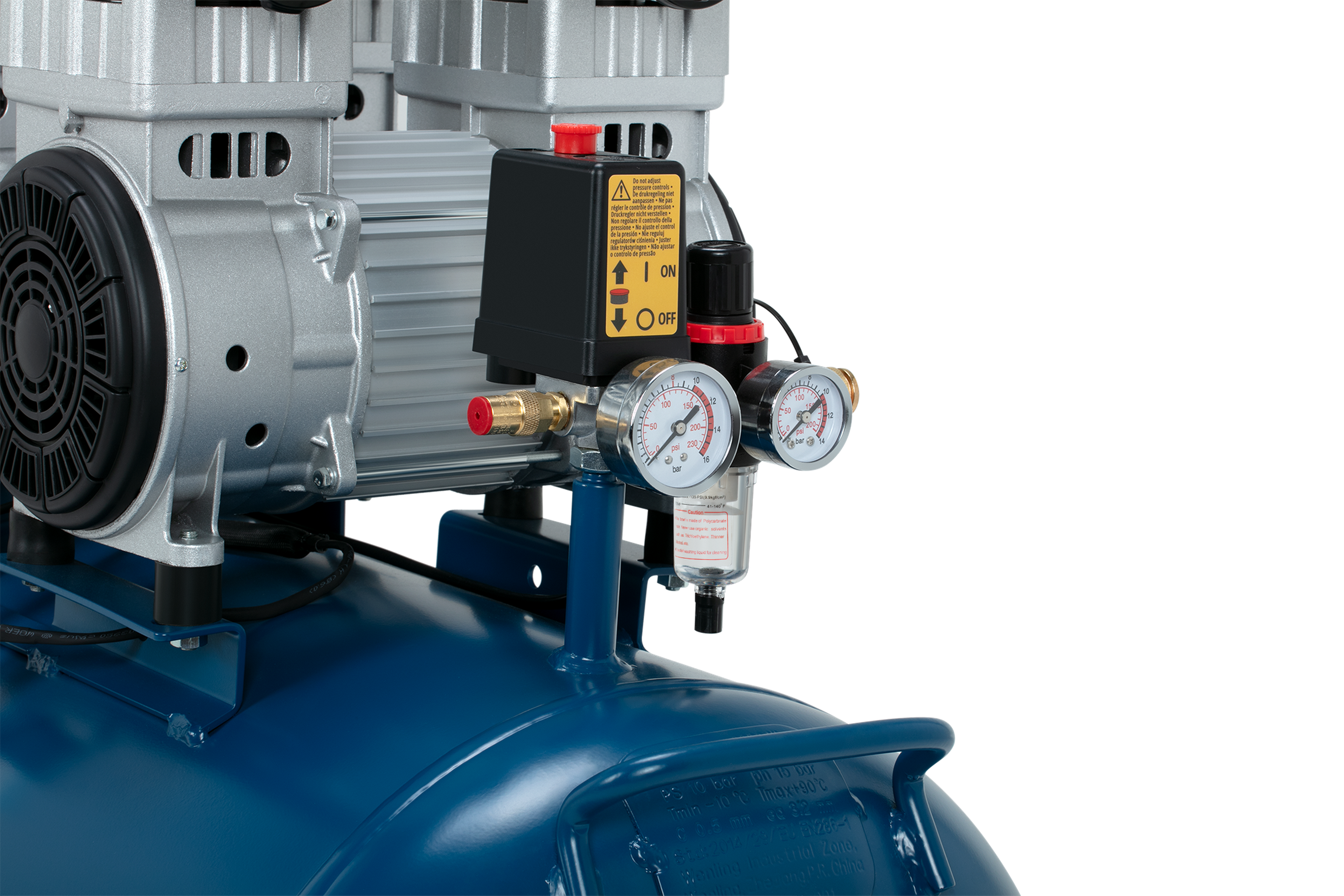 HBM compressore low noise, 8 HP, 200 litri Image 7