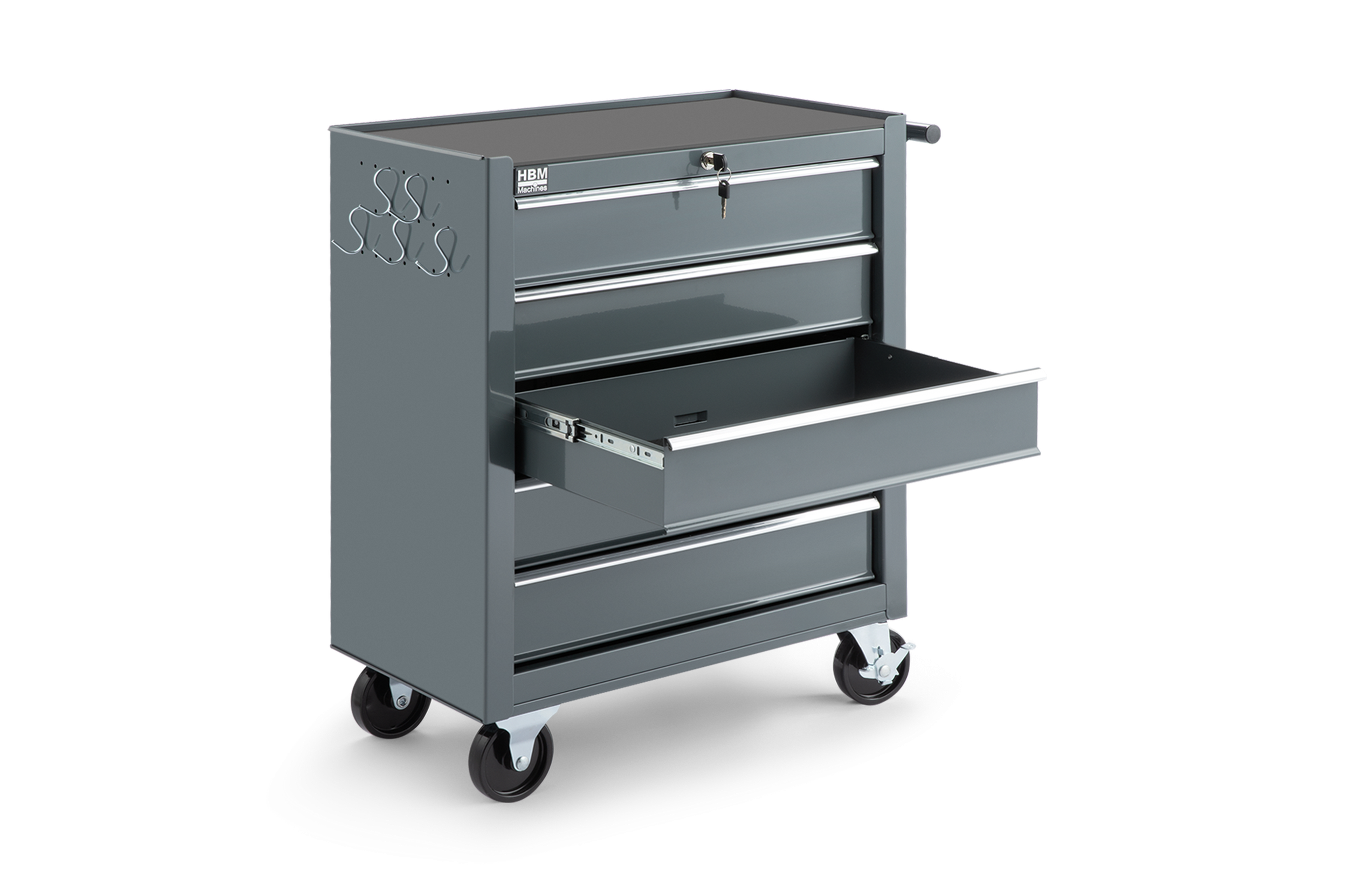 HBM Werkzeugwagen mit 5 Schubladen, 62 cm, grau Image 5