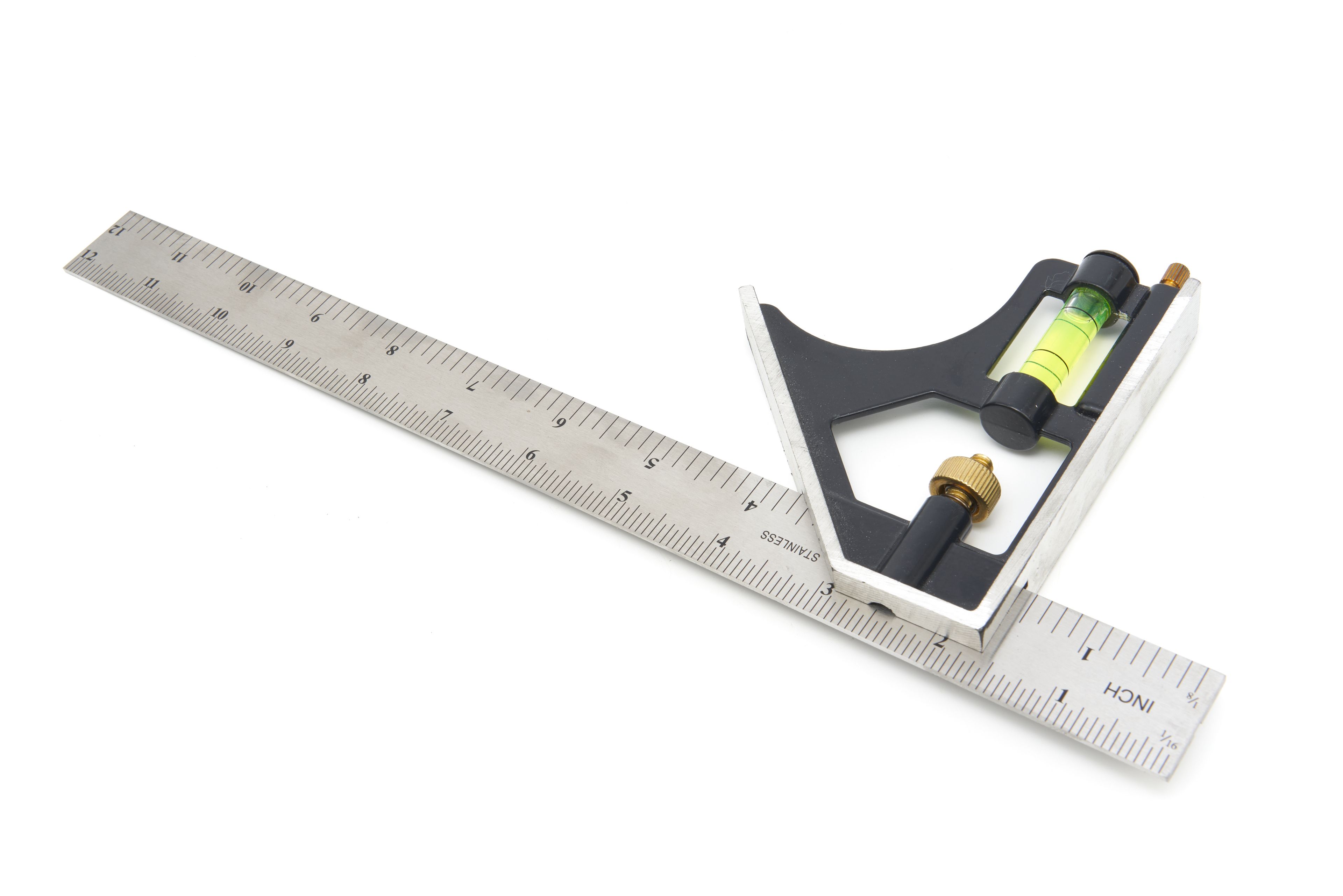 HBM 300 mm. Verstelbare Combinatie Winkelhaak Met Libel Image 3