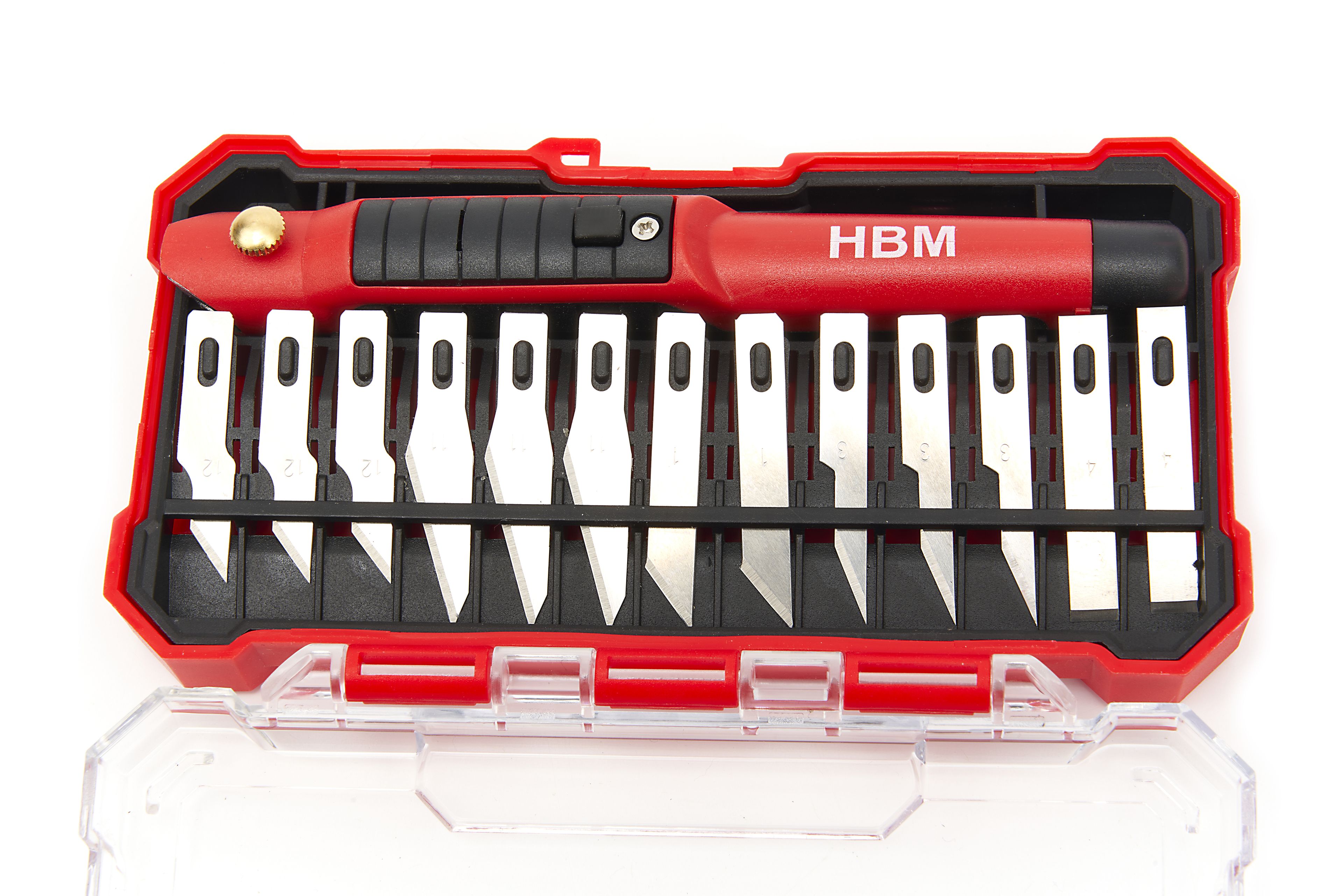 HBM Hobbymesser-Set mit LED-Lampe, 14-teilig Image 8