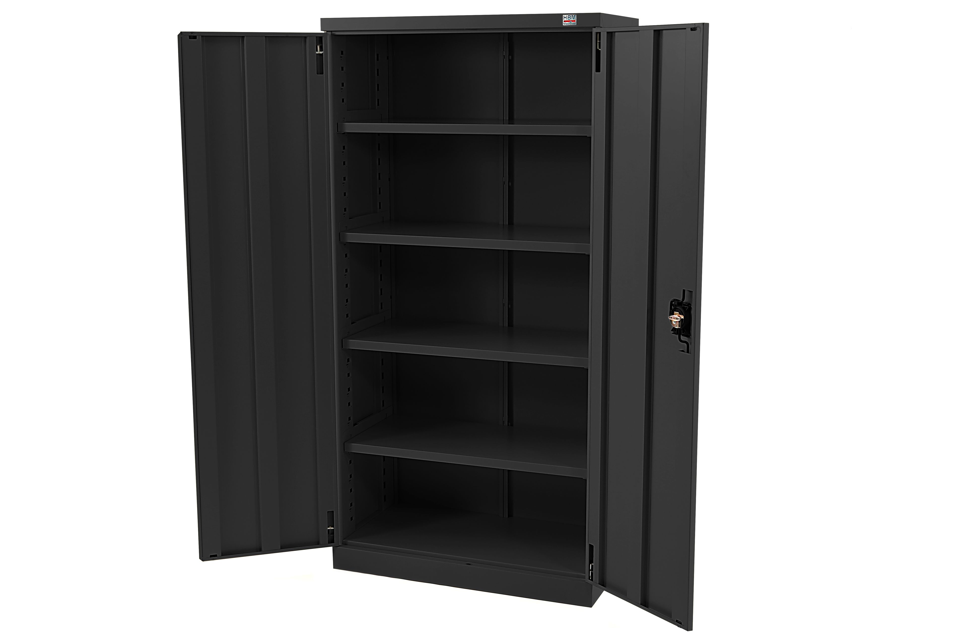 HBM profi armoire à outils avec 4 étagères noir Image 2