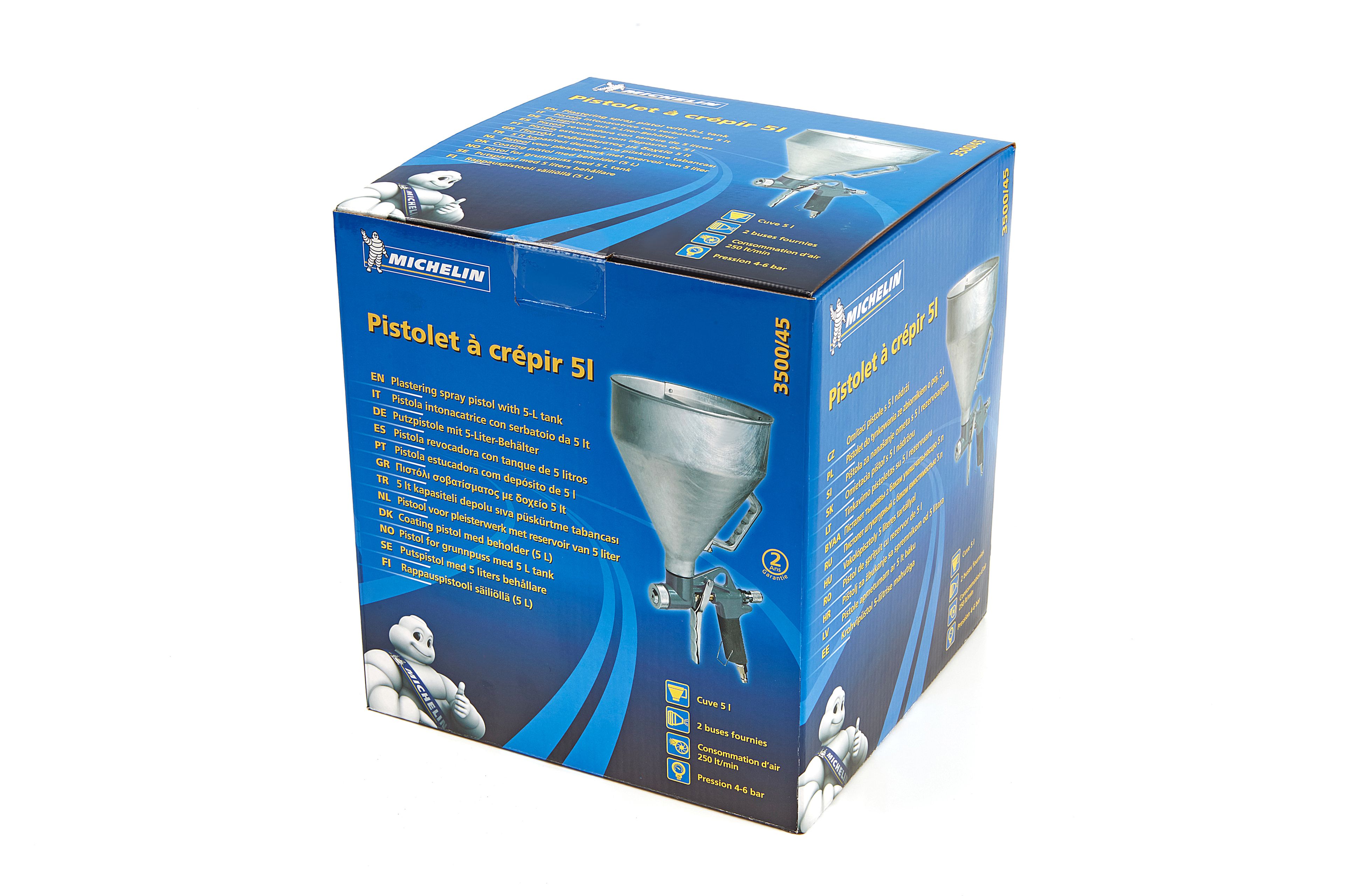 Pistola Spruzzatrice Michelin per Intonaco da 5 Litri Image 6