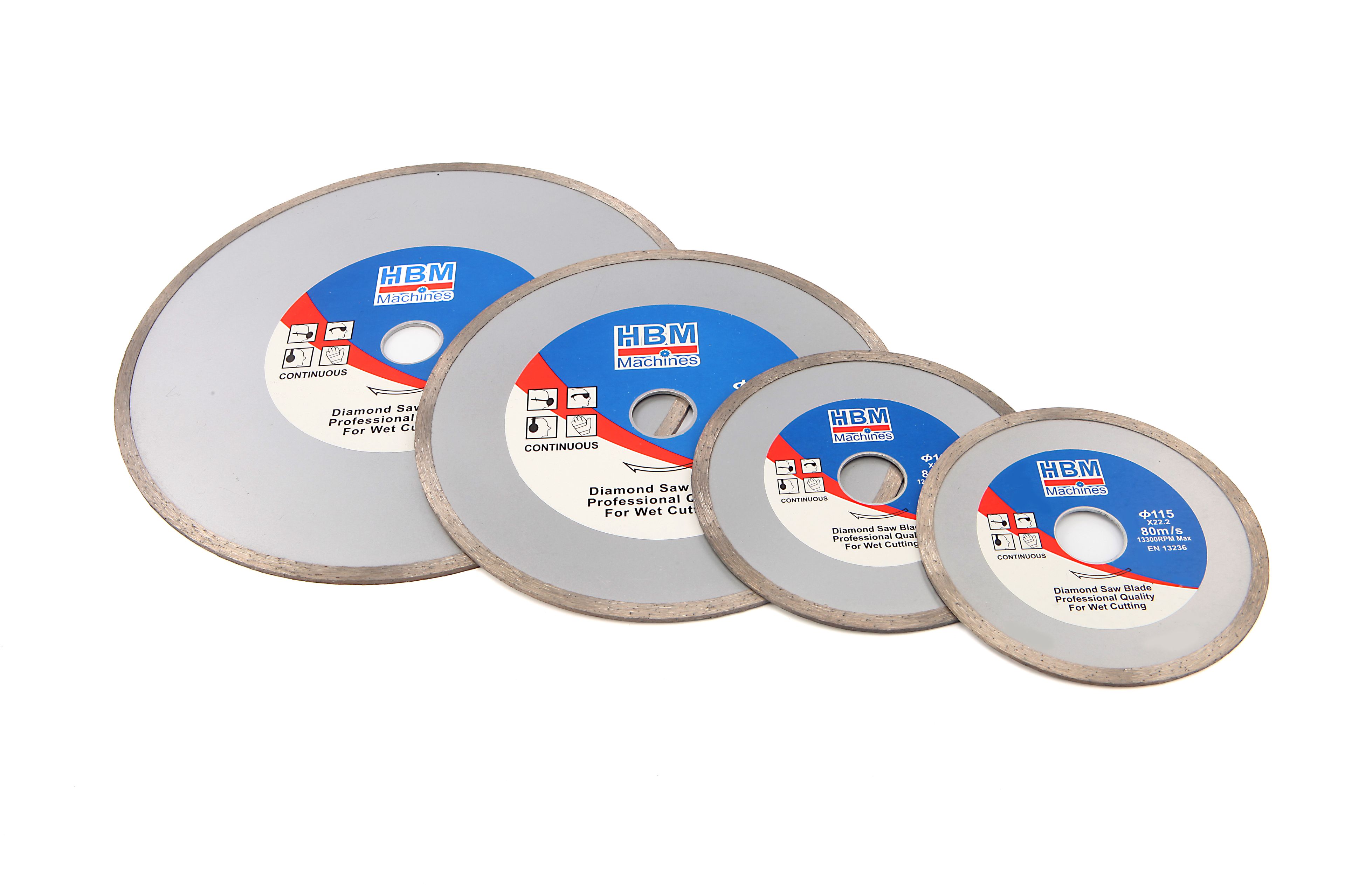 HBM Diamanttrennscheiben 115 mm | Geschlossen Image 1