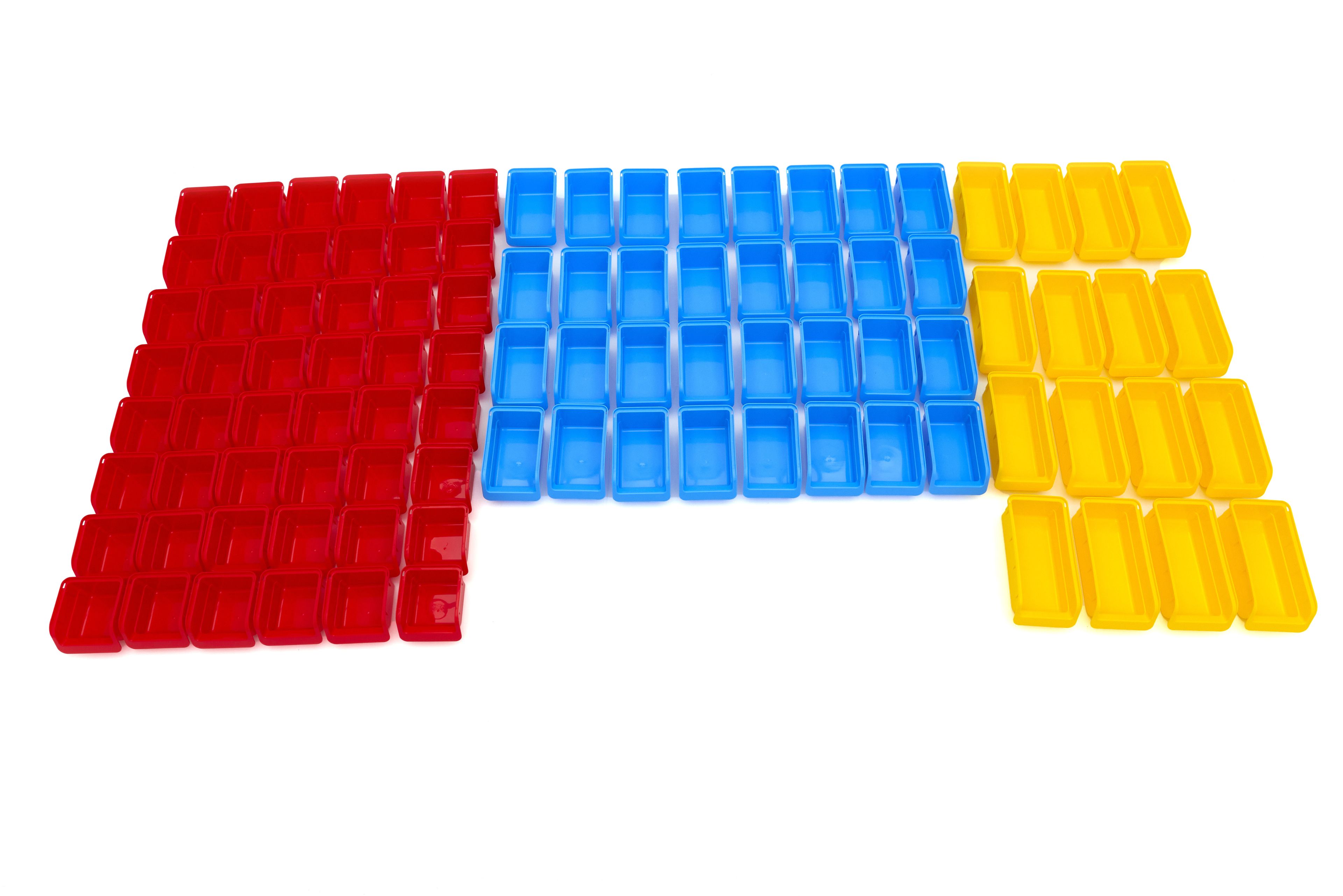 HBM gereedschapswand 96 opbergbakken in 3 maten 100-delig Image 4