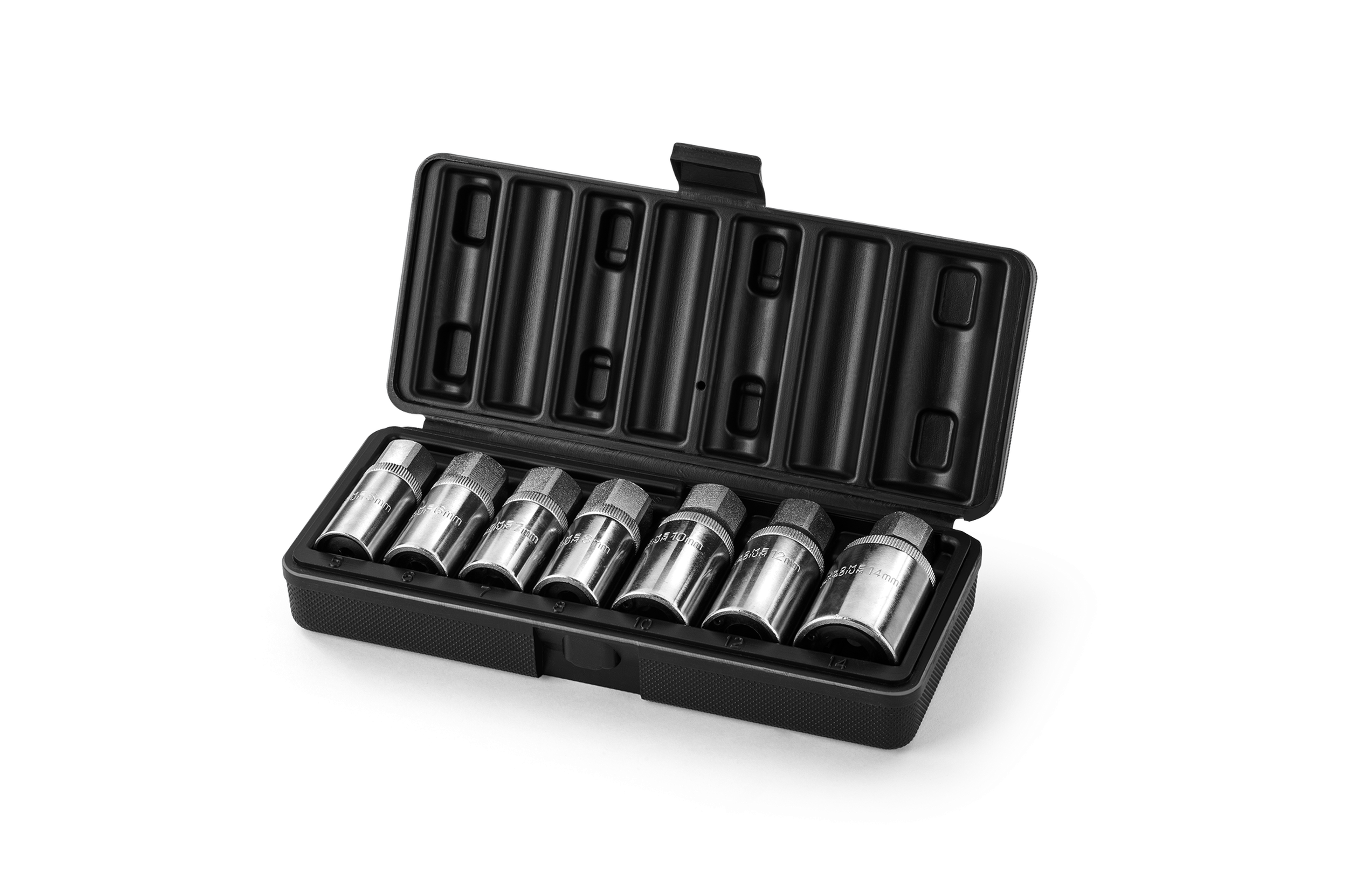 HBM extracteur de tiges filetées, extracteur de tiges filetées en ruban, extracteur de tiges filetées 6 - 14 mm, 7 pièces