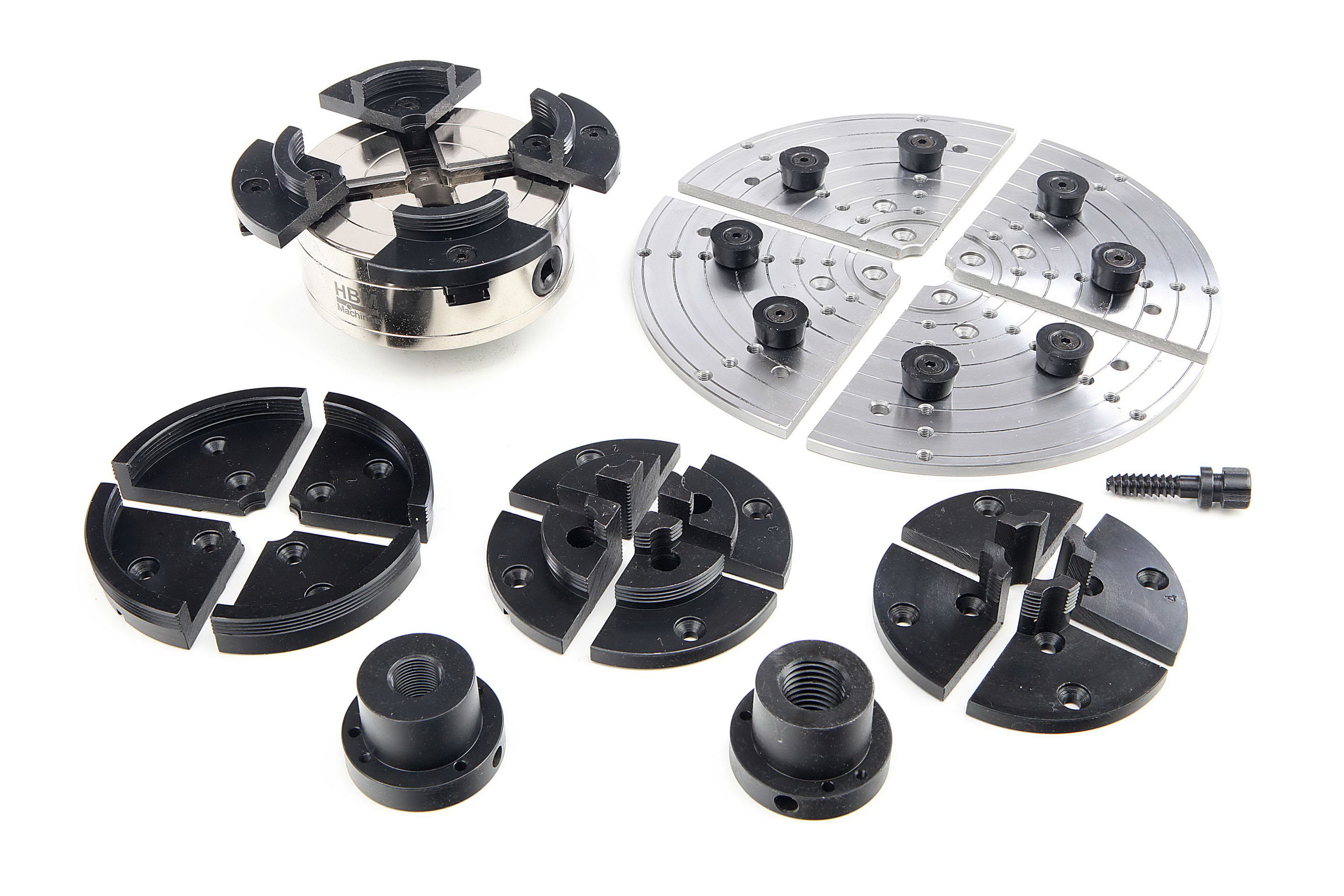 HBM CK 6 - 4 H Houtklauwplaat voor Houtdraaibank