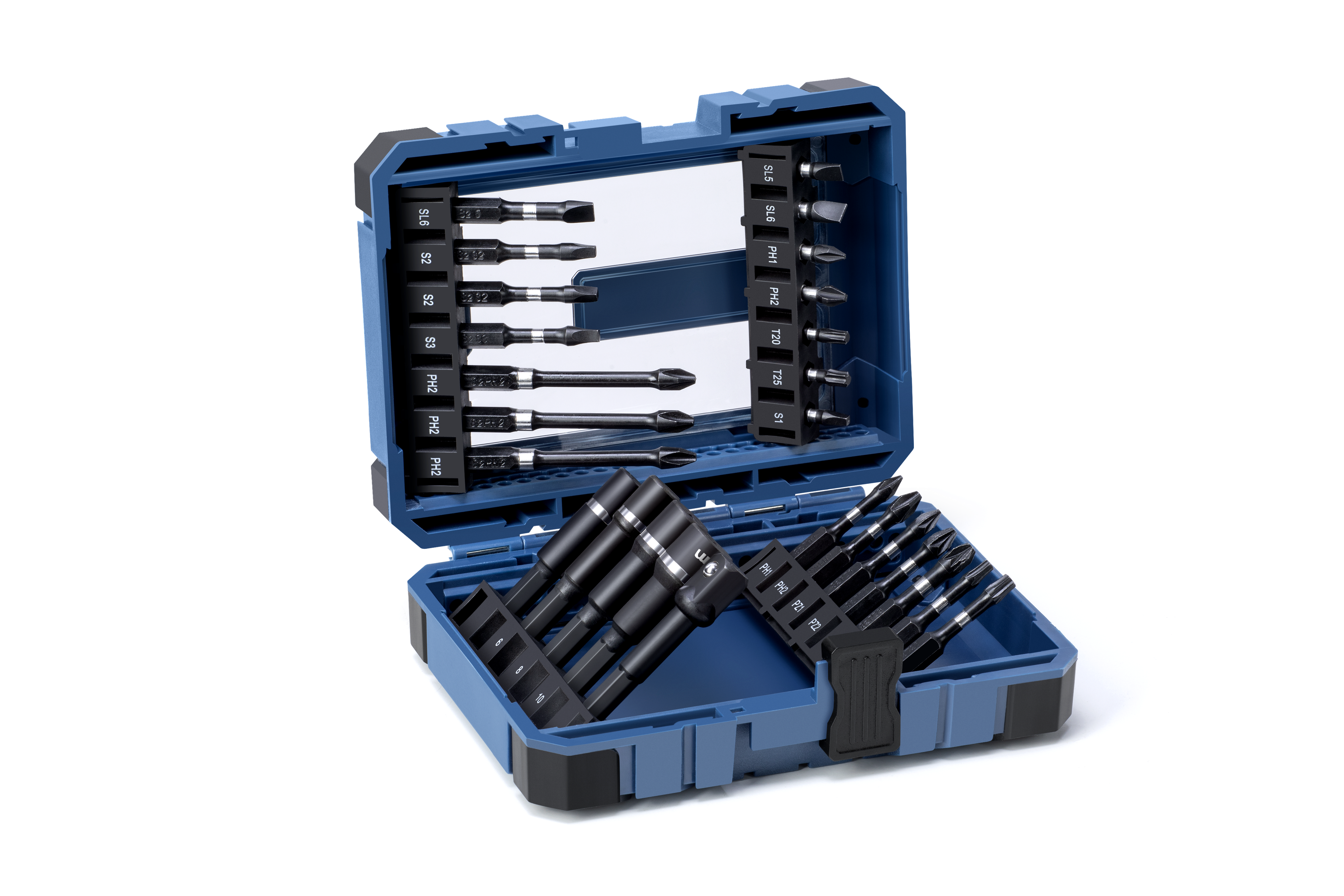 HBM set di inserti per avvitatori a impulsi e chiavi a bussola, con attacco esagonale, 26 pezzi Image 2