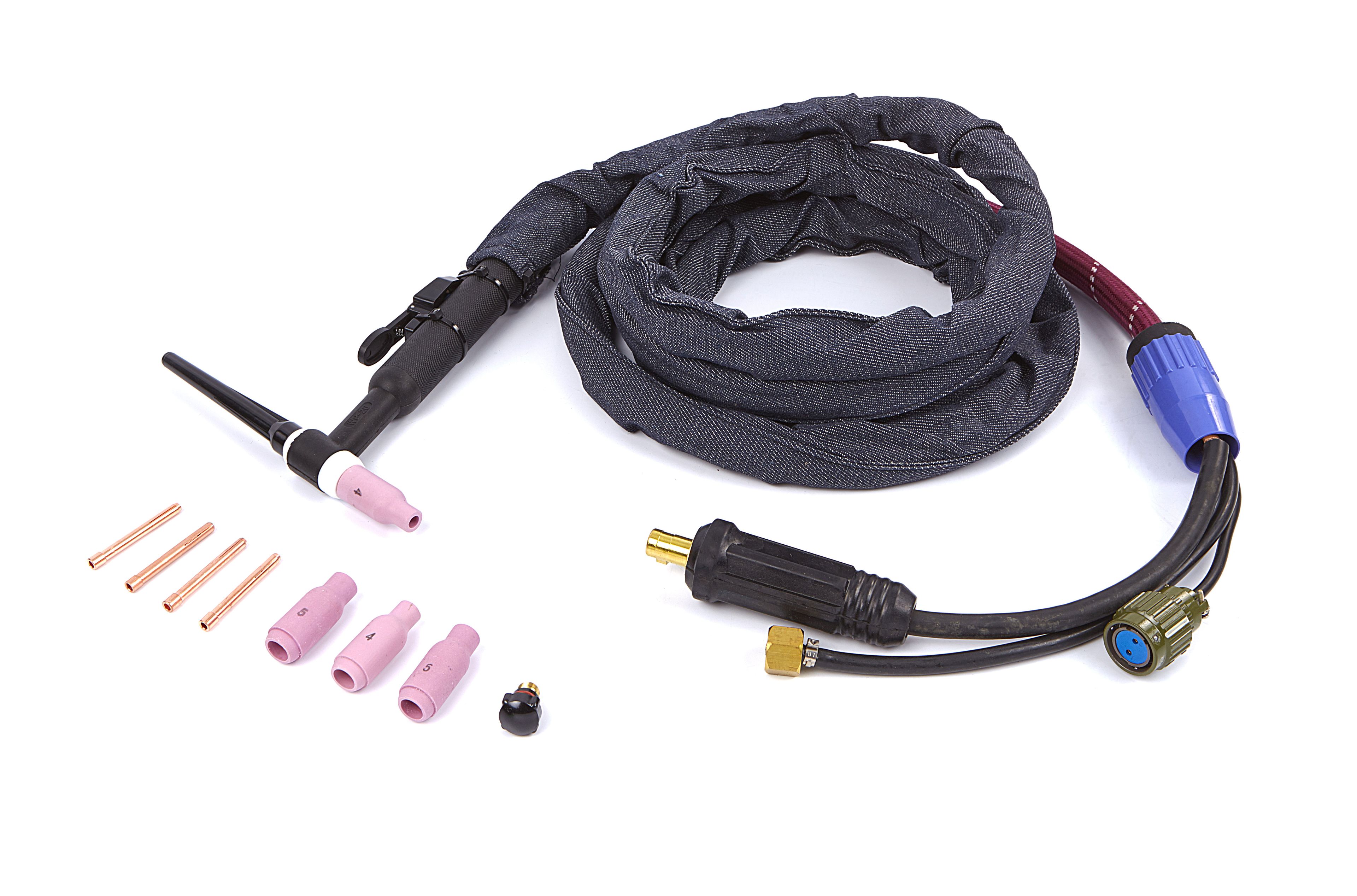 Antorcha TIG HBM de 4 metros para el inversor HBM TIG 200 AC/DC