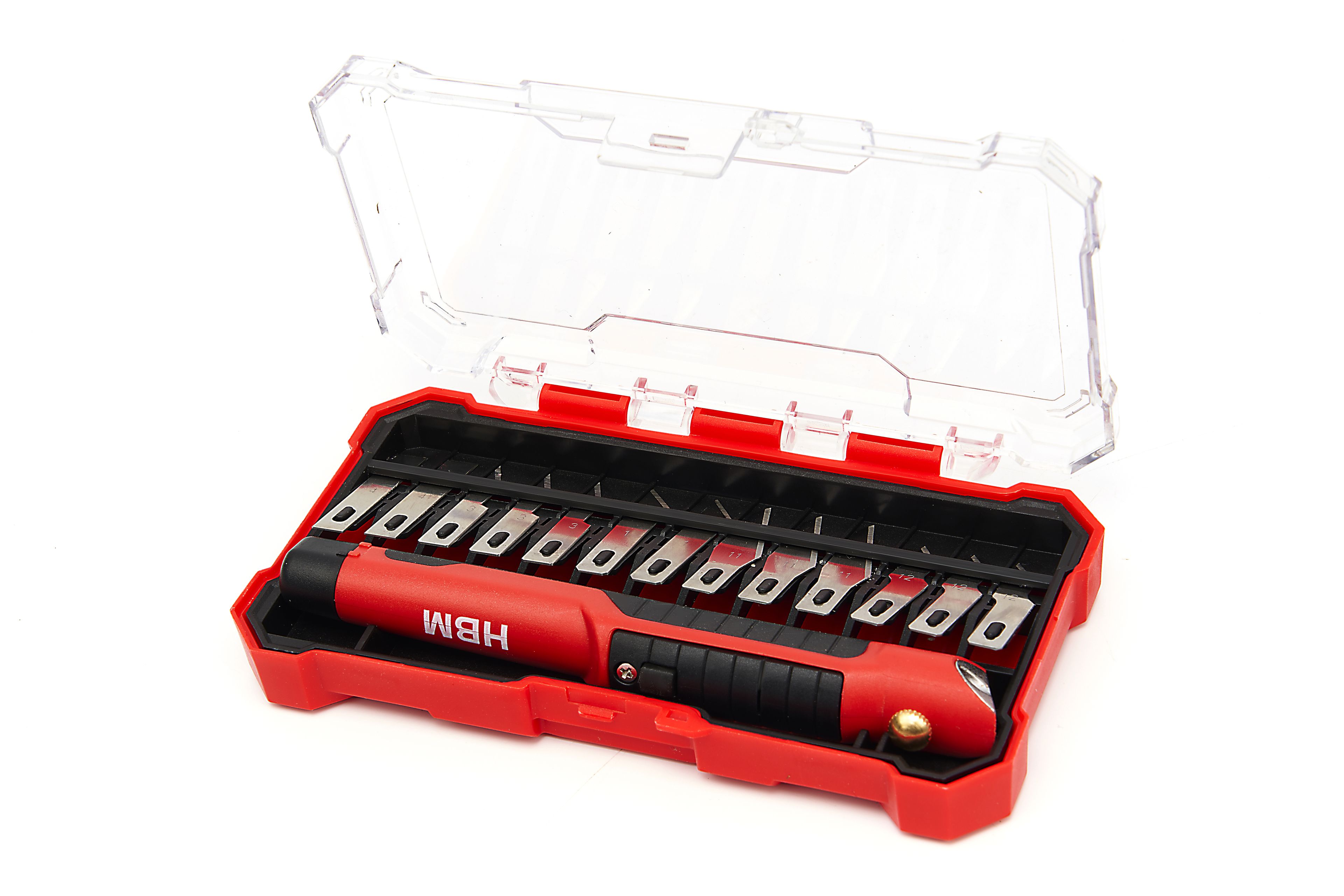 HBM Hobbymesser-Set mit LED-Lampe, 14-teilig Image 9