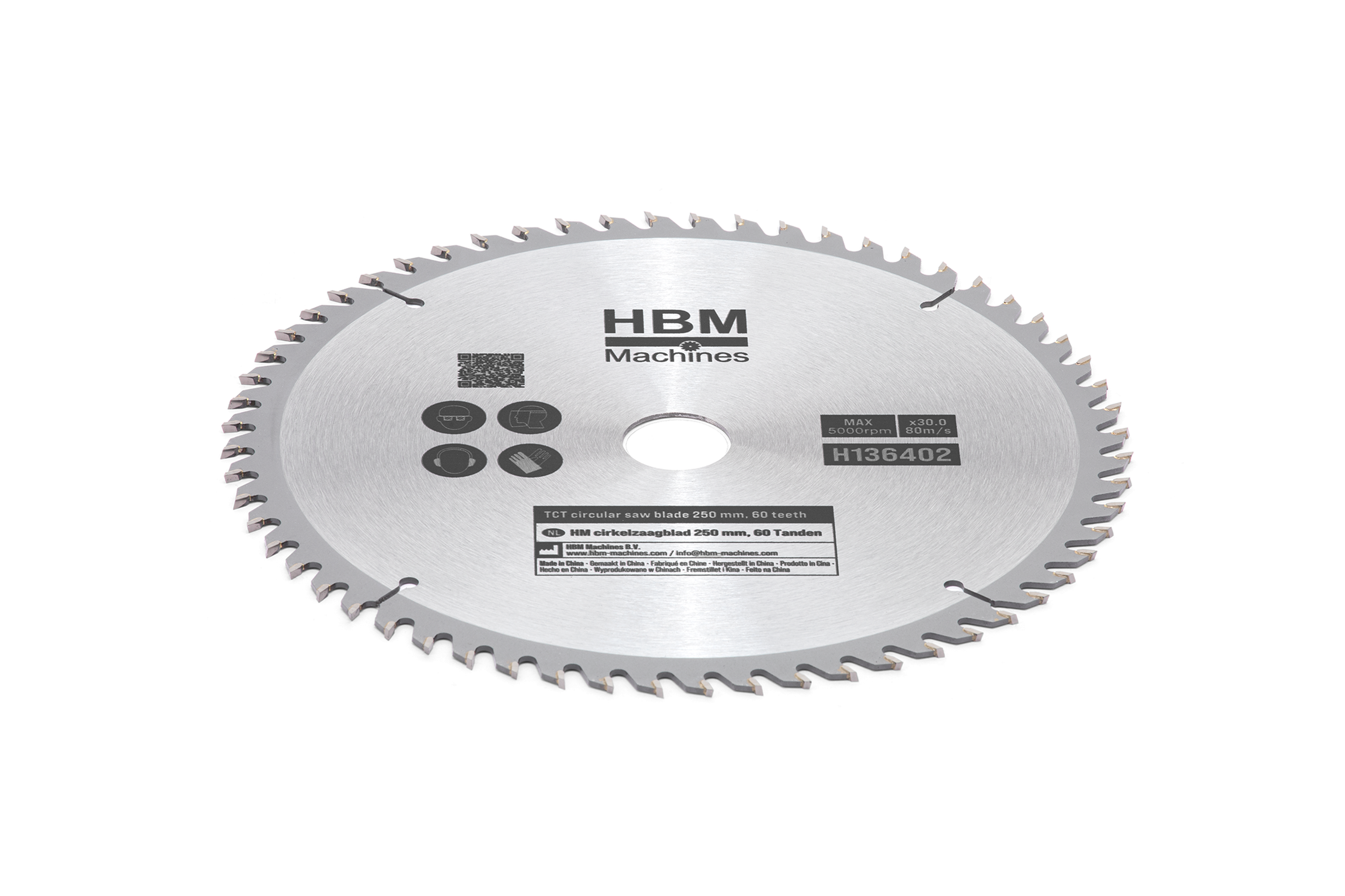 HBM HM-Kreissägeblätter 250 mm 60 Zähne Image 2