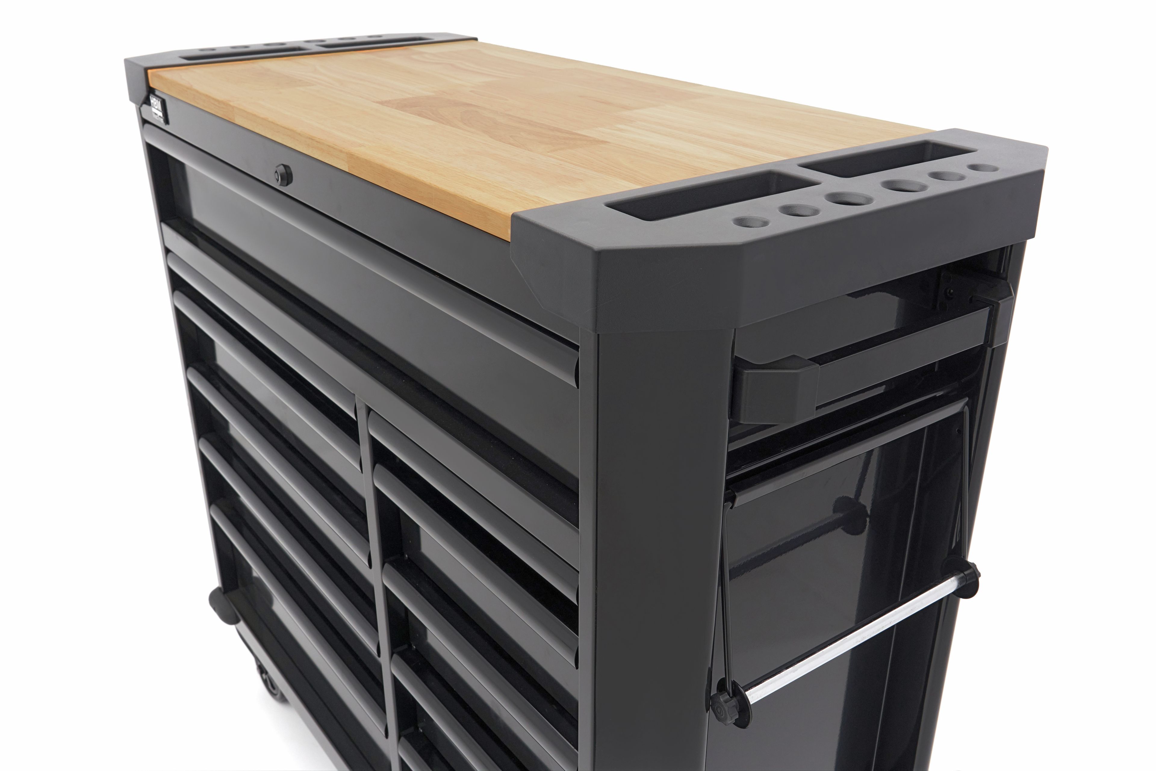 Carro de herramientas HBM de 11 cajones 109 cm negro Image 13